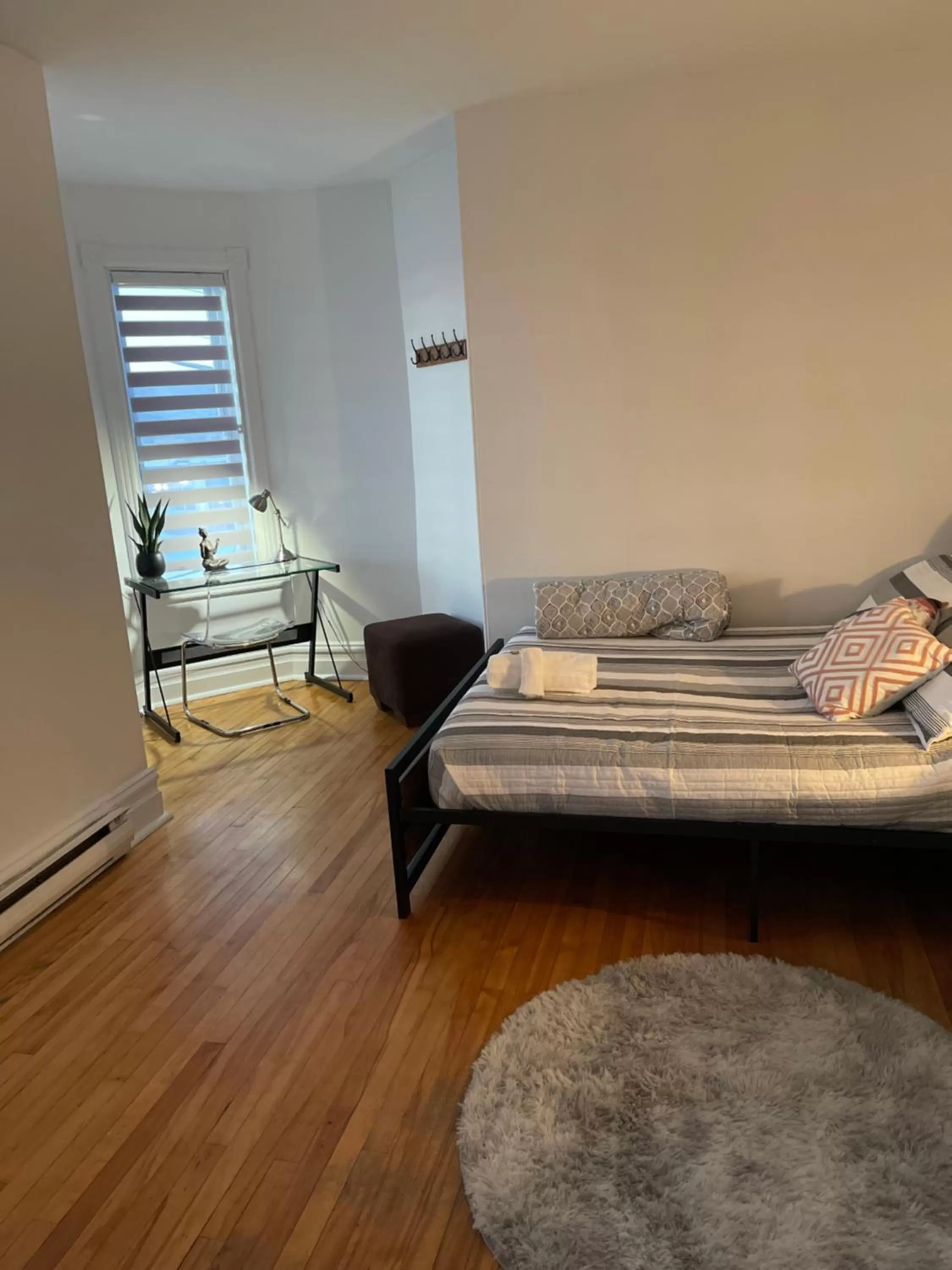 Bed in Gîte et Bistro Jazz Namasté