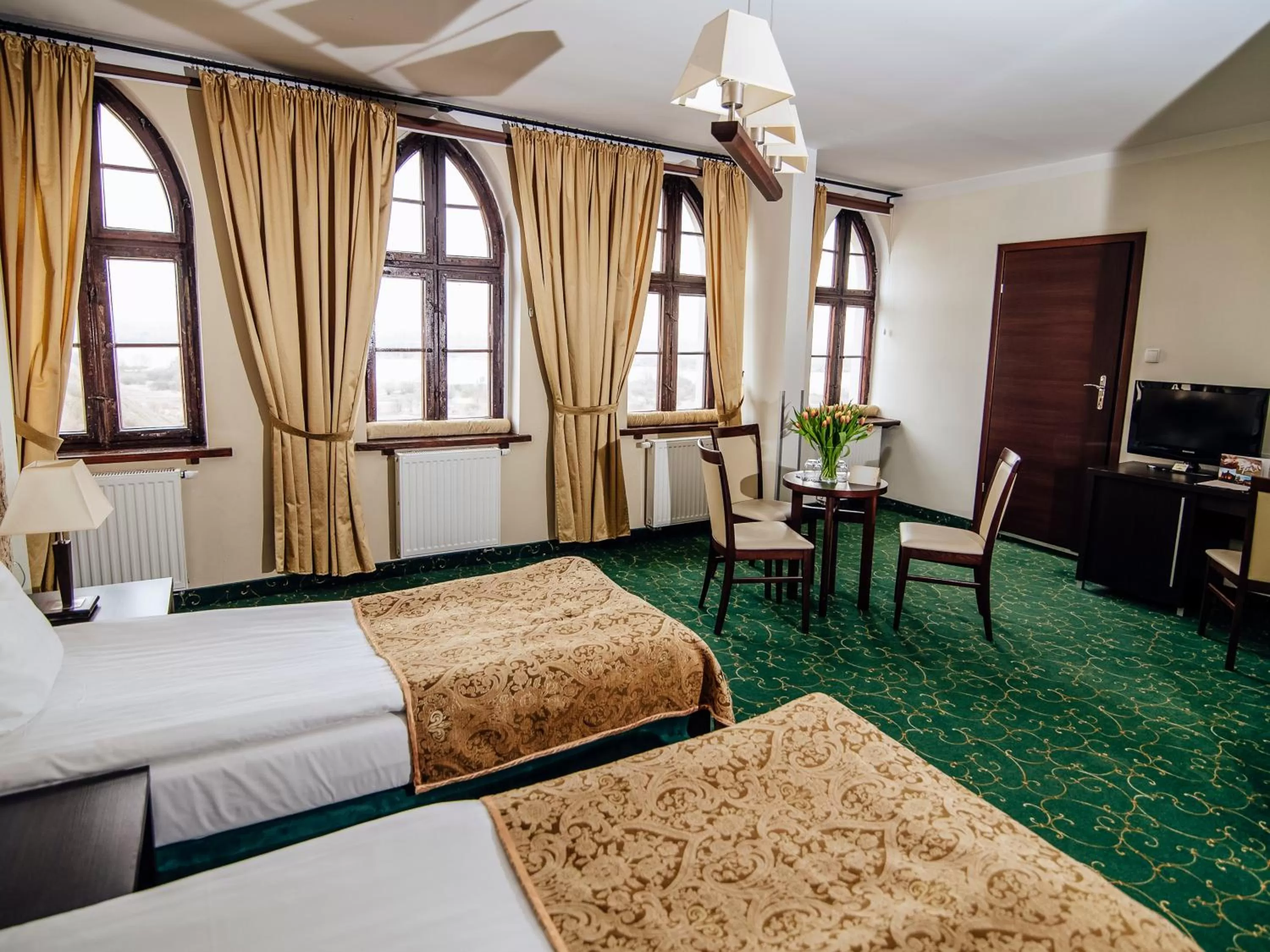 TV and multimedia, Bed in Hotel Zamek Gniew