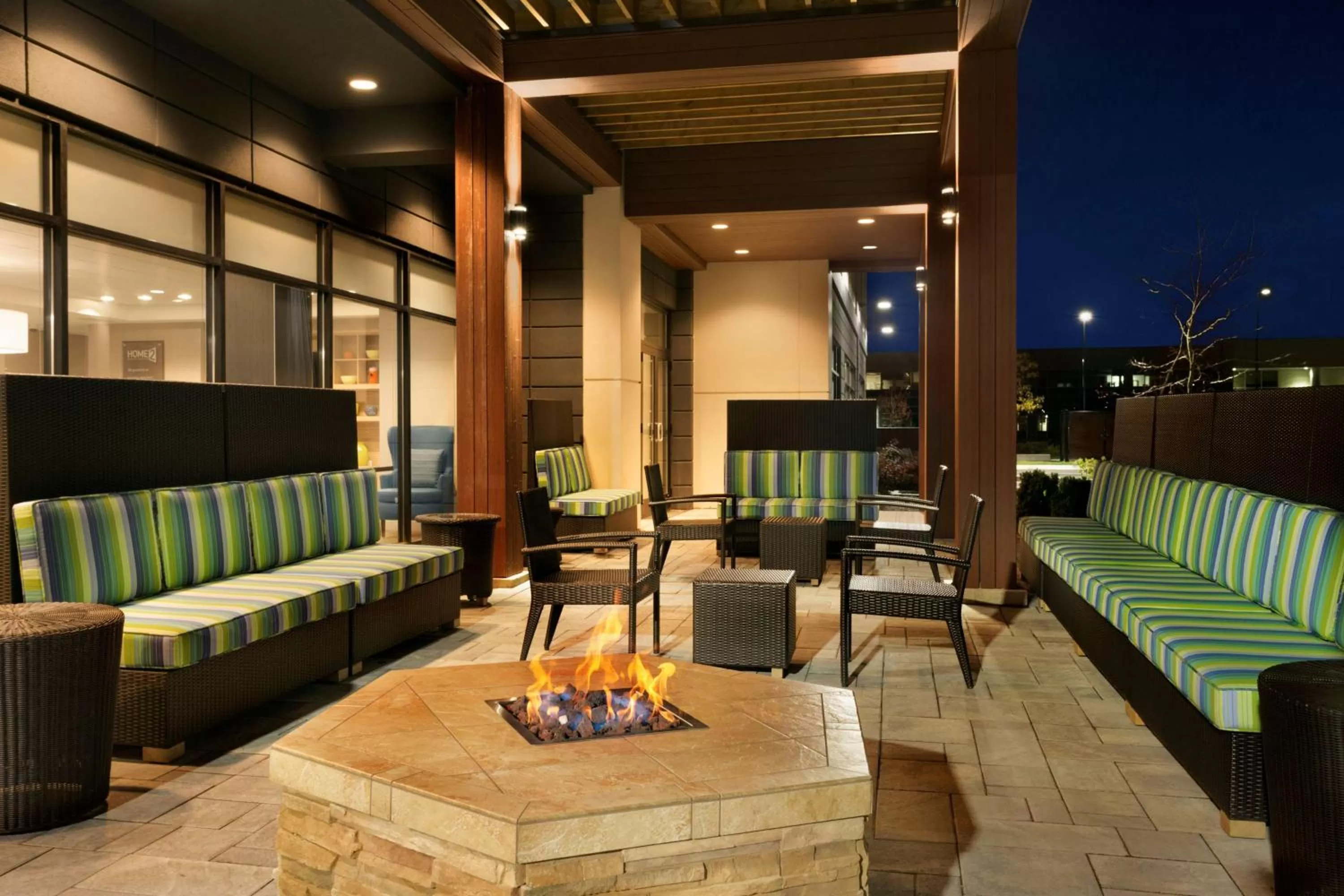 Patio in Home2 Suites by Hilton Milton Ontario