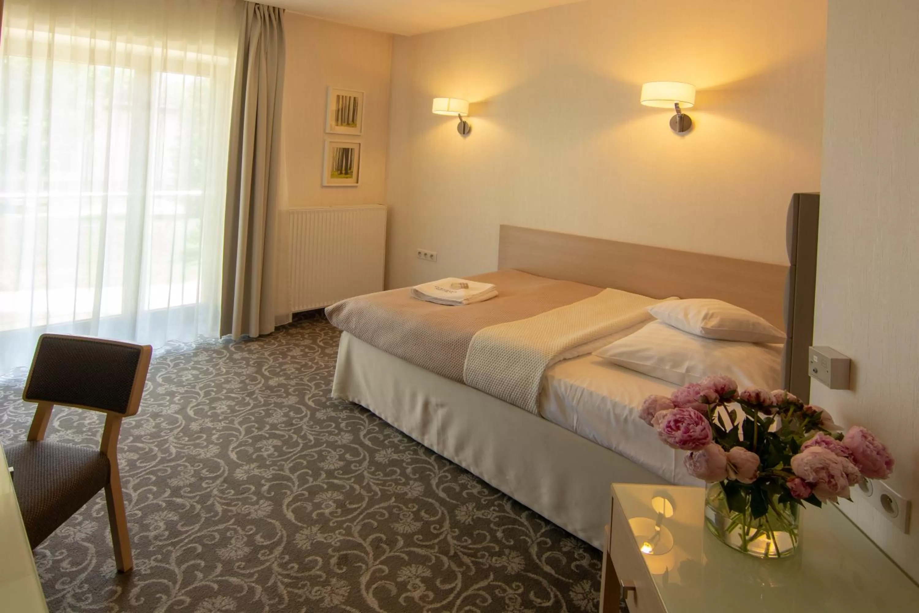 View (from property/room), Bed in Columna Medica