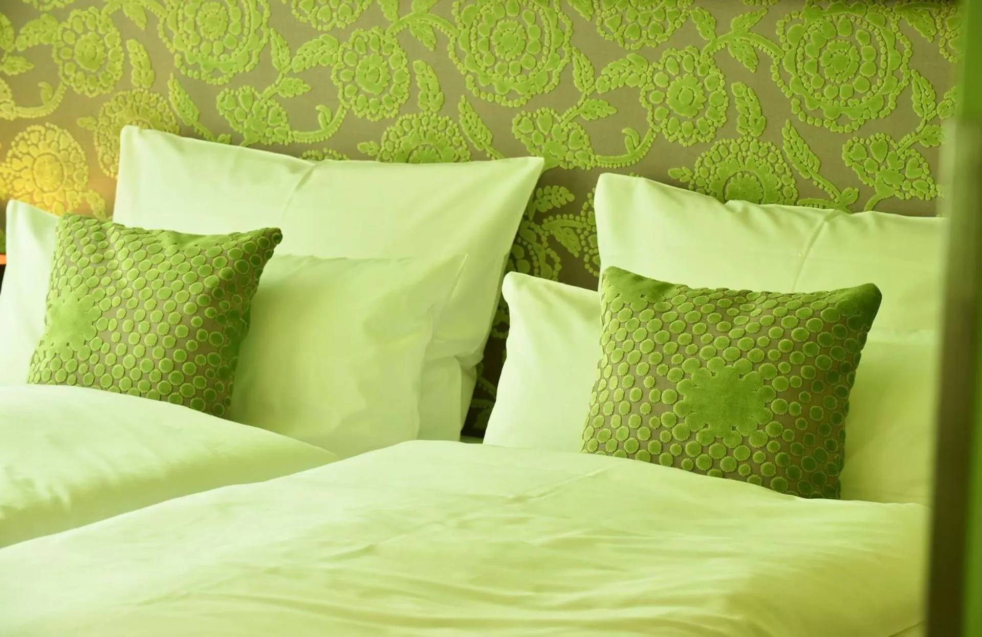 Decorative detail, Bed in MOMENTS Boutique Hotel