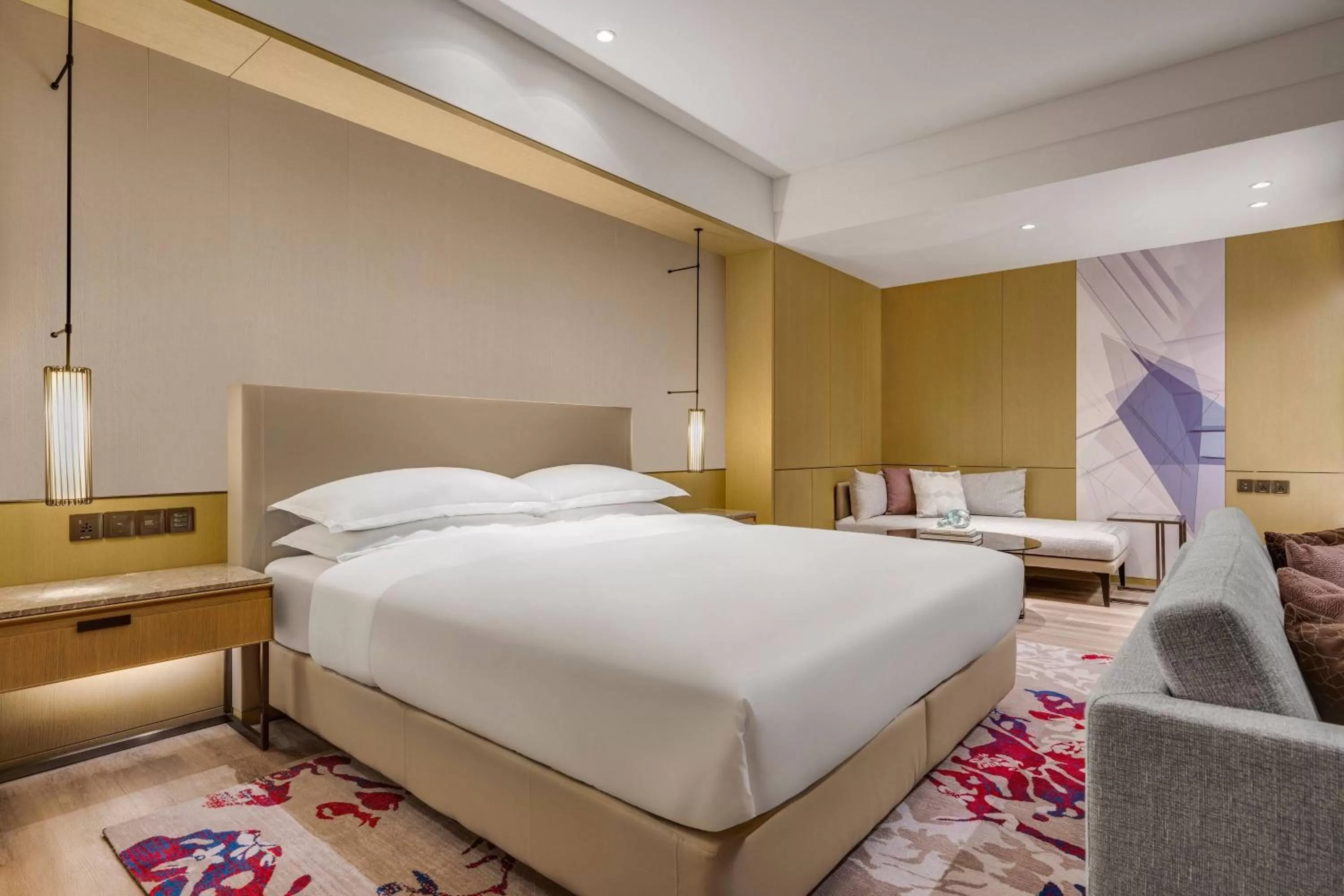 Photo of the whole room, Bed in Kaohsiung Marriott Hotel