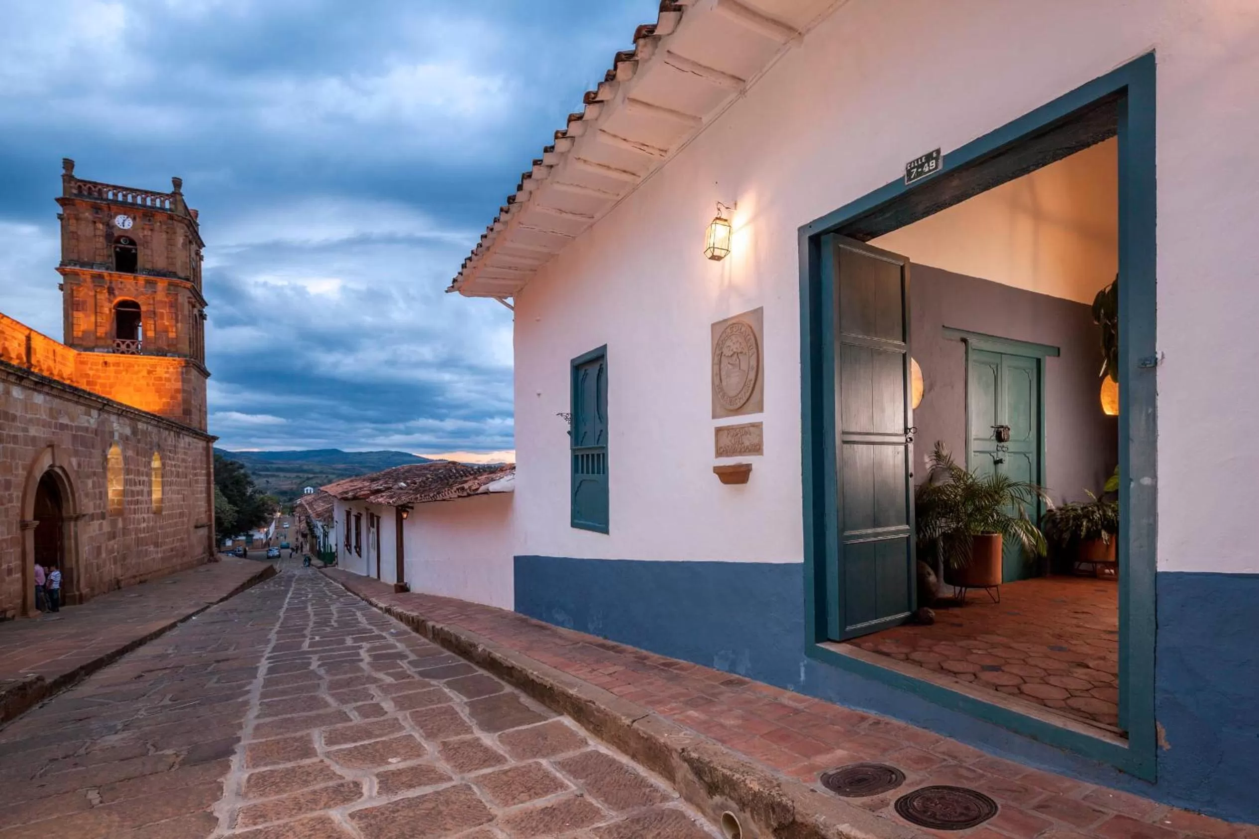 Facade/entrance in Posada del Campanario