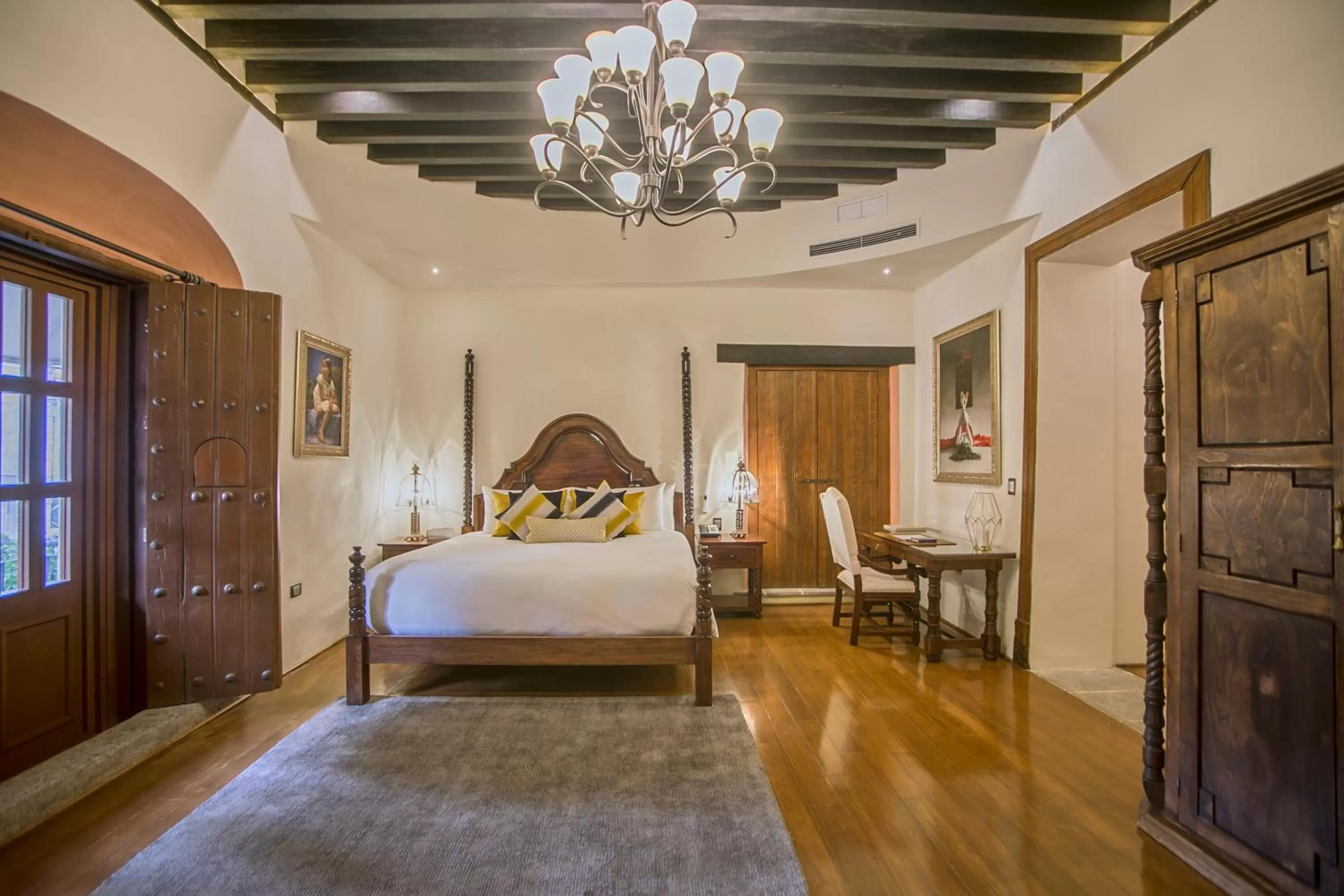 Bed in Casona de los Sapos Hotel Boutique
