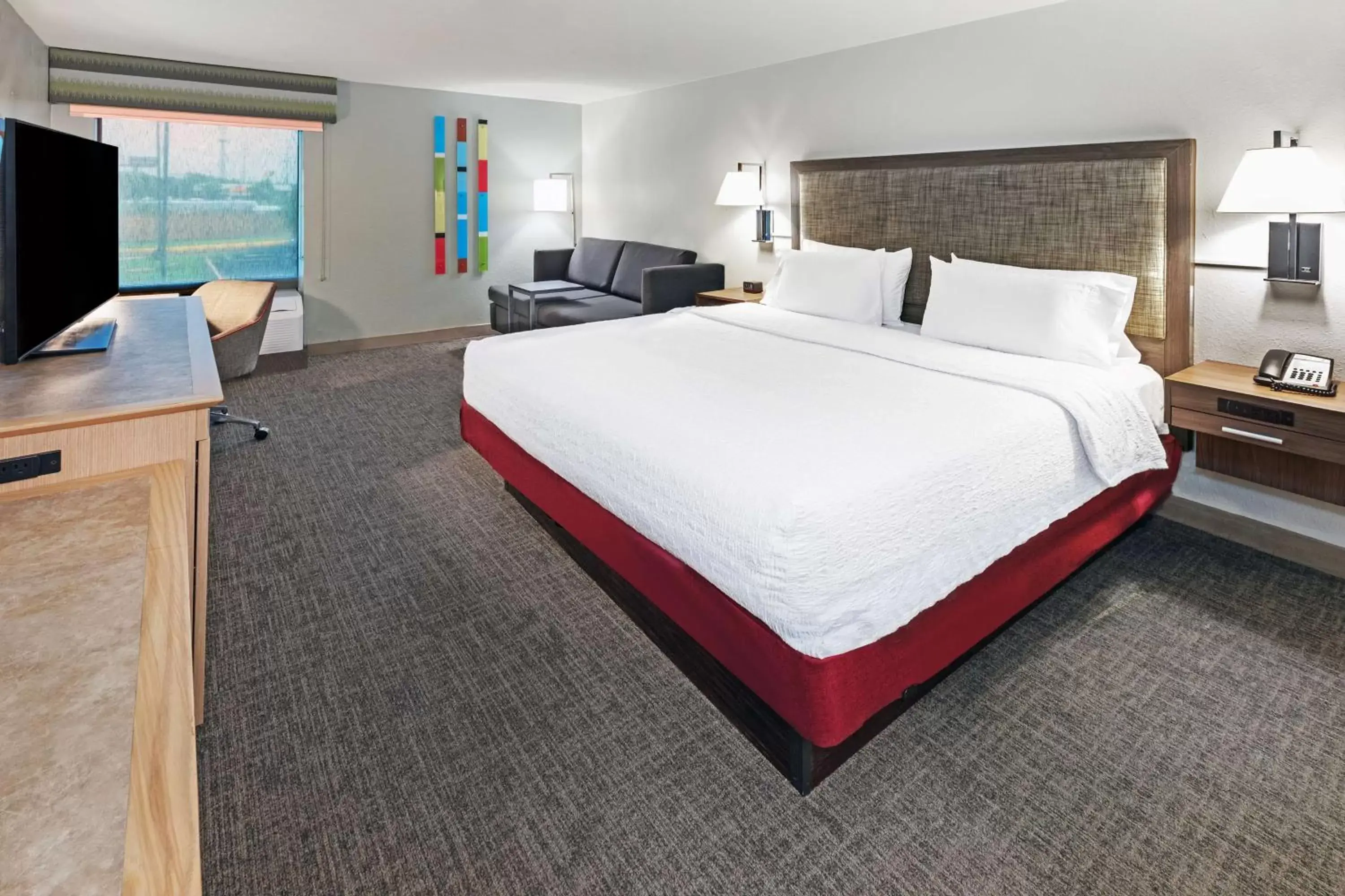 King Room with Sofa Bed - Non-Smoking in Hampton Inn Sulphur Lake Charles King Room with Sofa Bed - Non-Smoking in Hampton Inn Sulphur Lake Charles