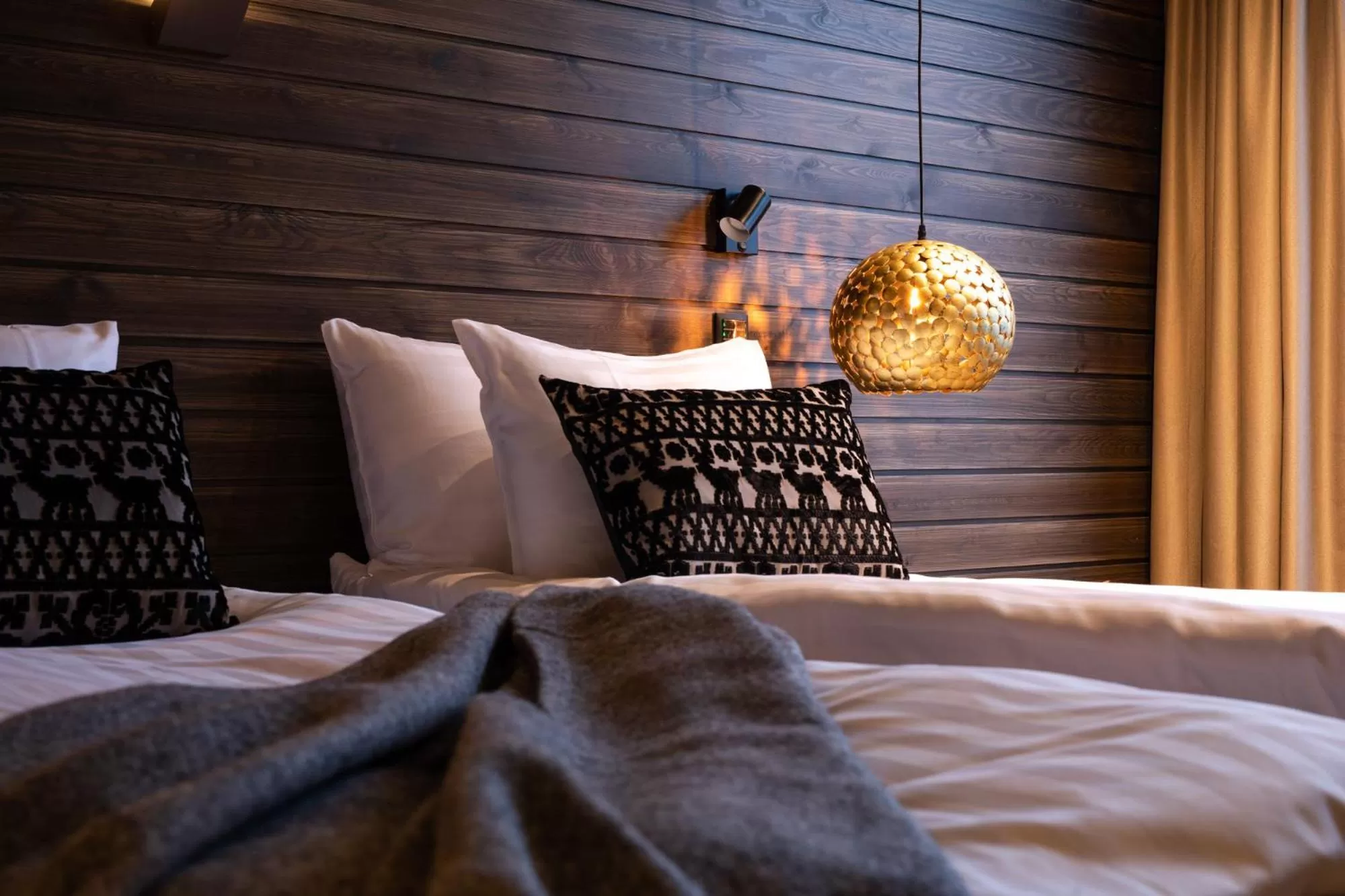 Bed in Lapland Hotels Sky Ounasvaara