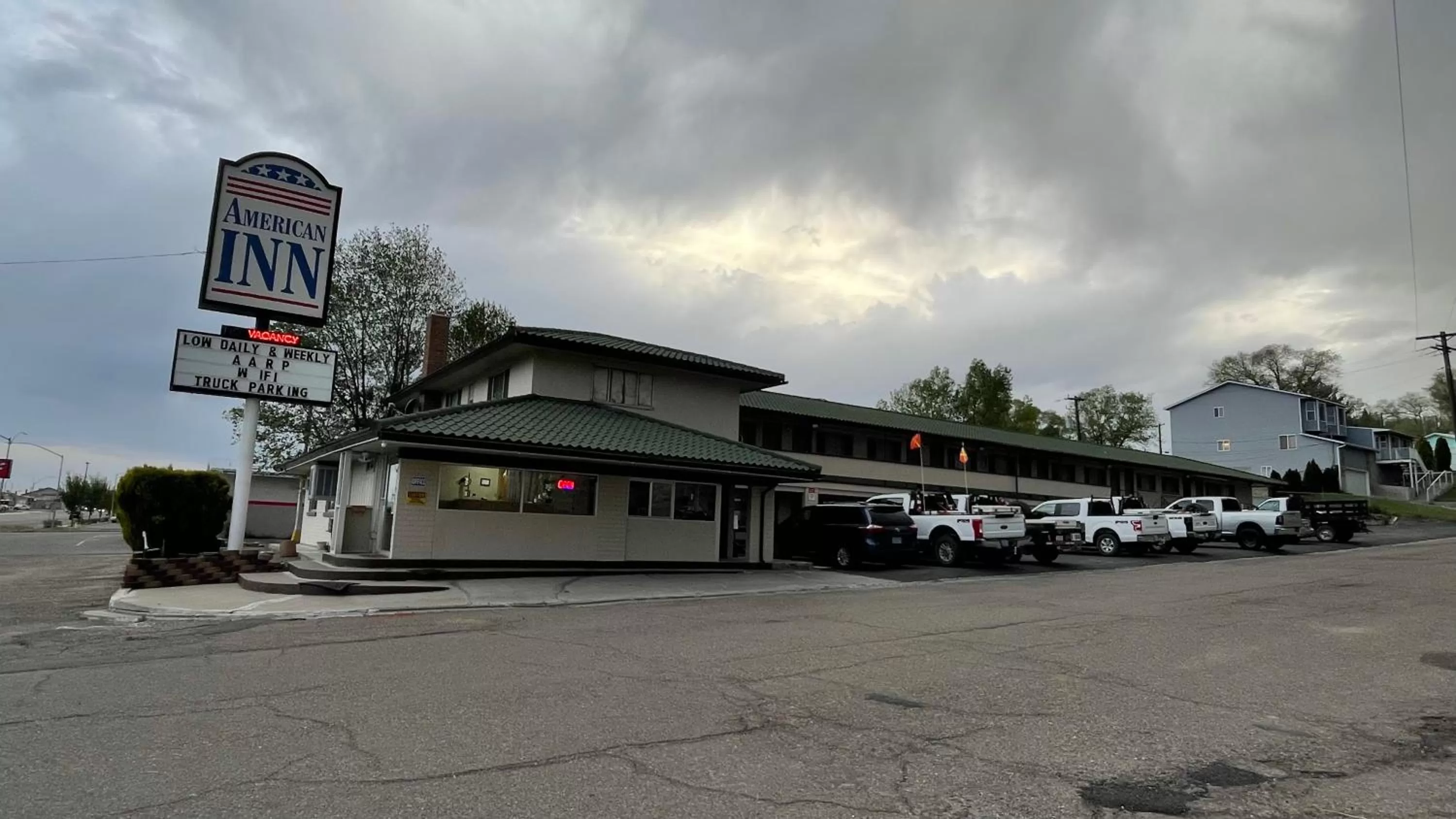 Property building in American inn