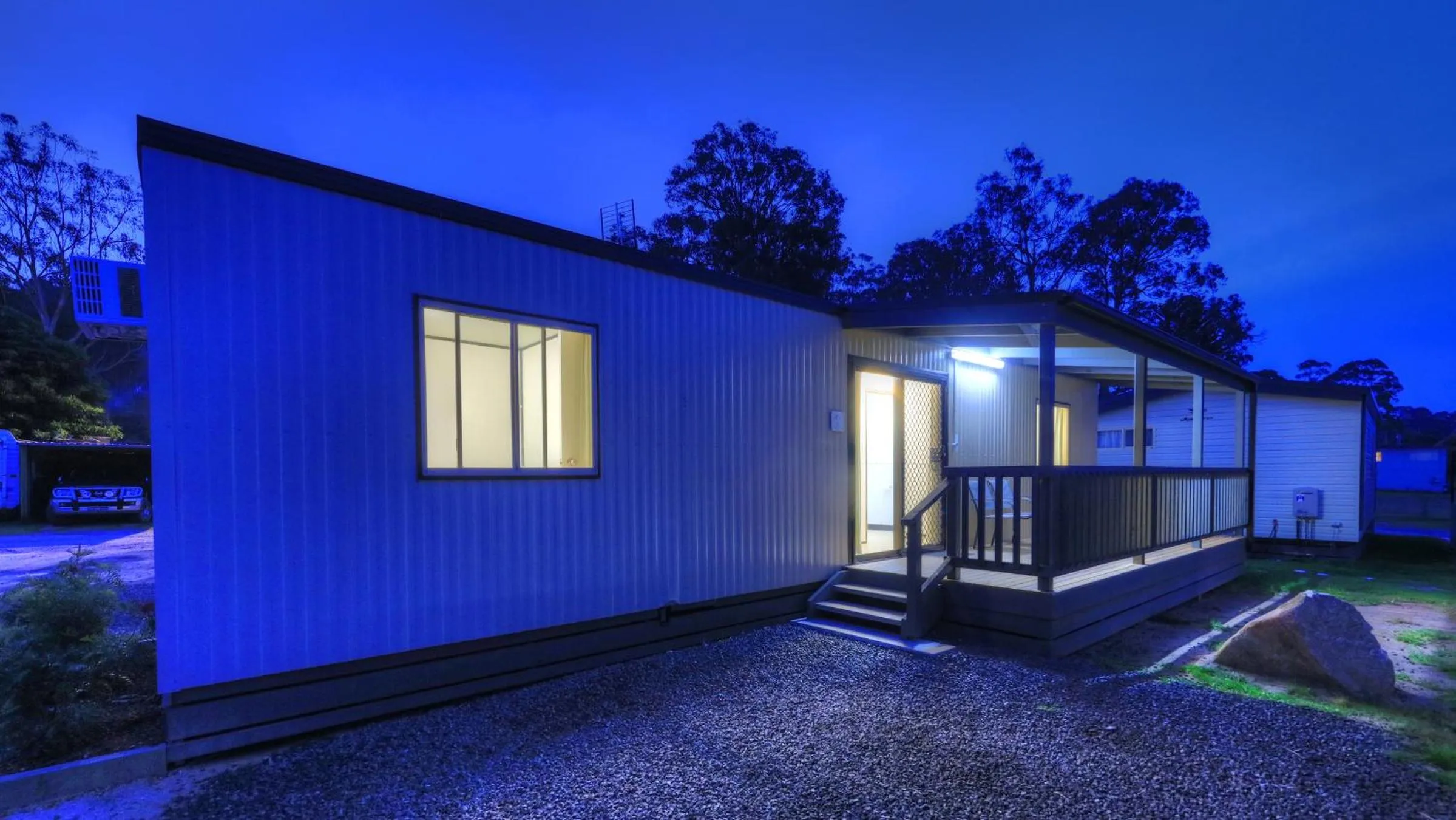 Facade/entrance in Eden Gateway Holiday Park