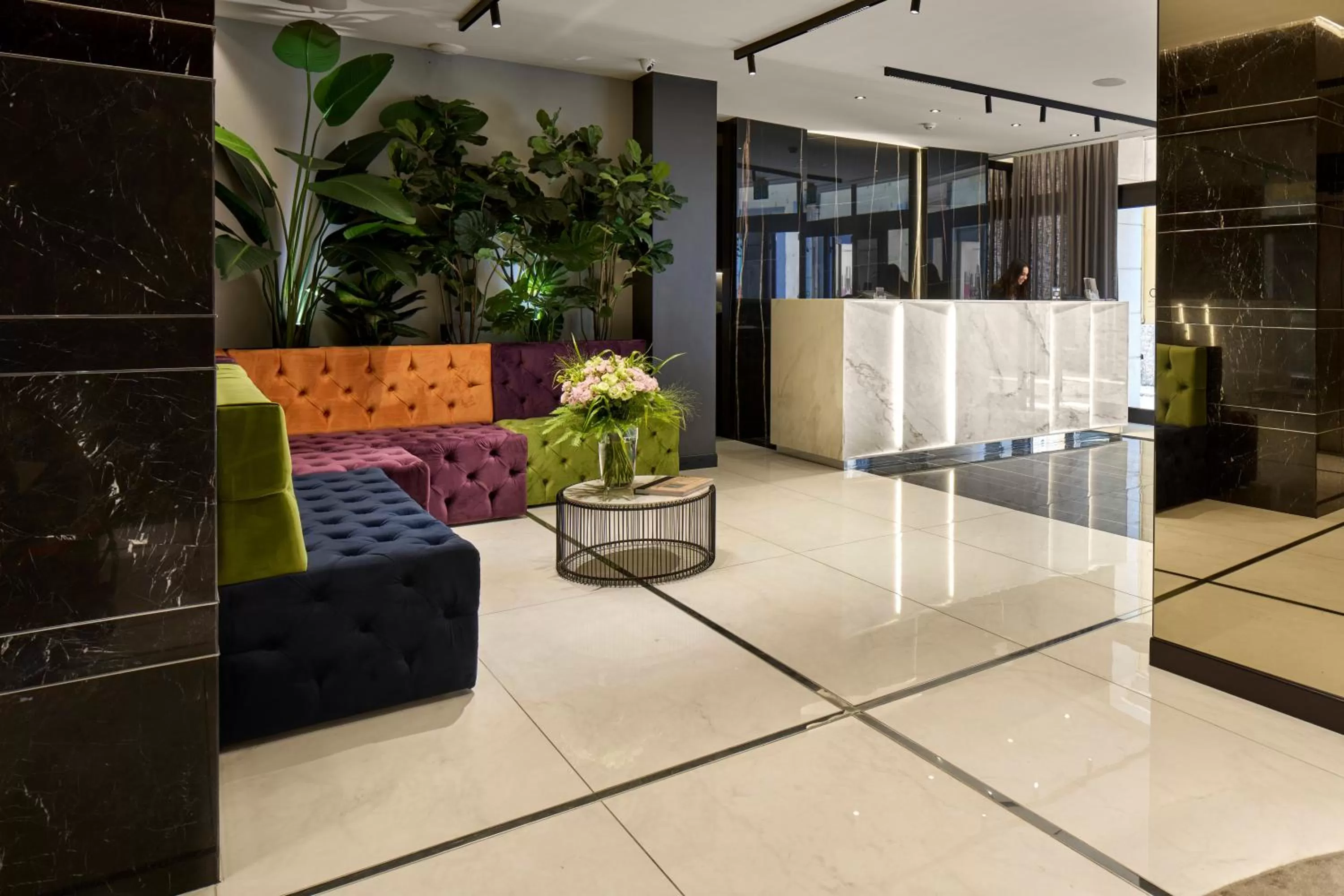 Lobby or reception in Hotel Milano & SPA***S