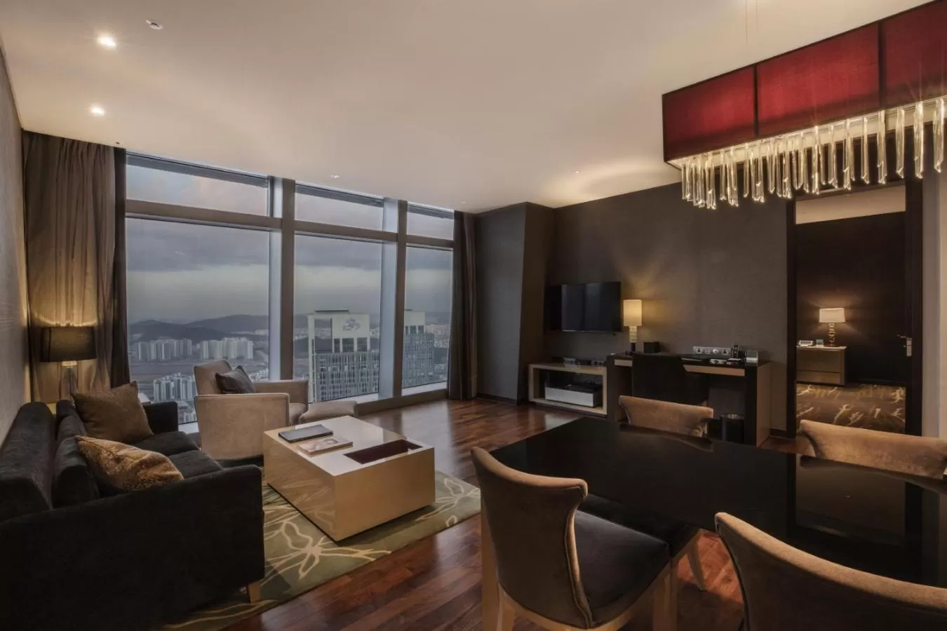 Living room in Oakwood Premier Incheon
