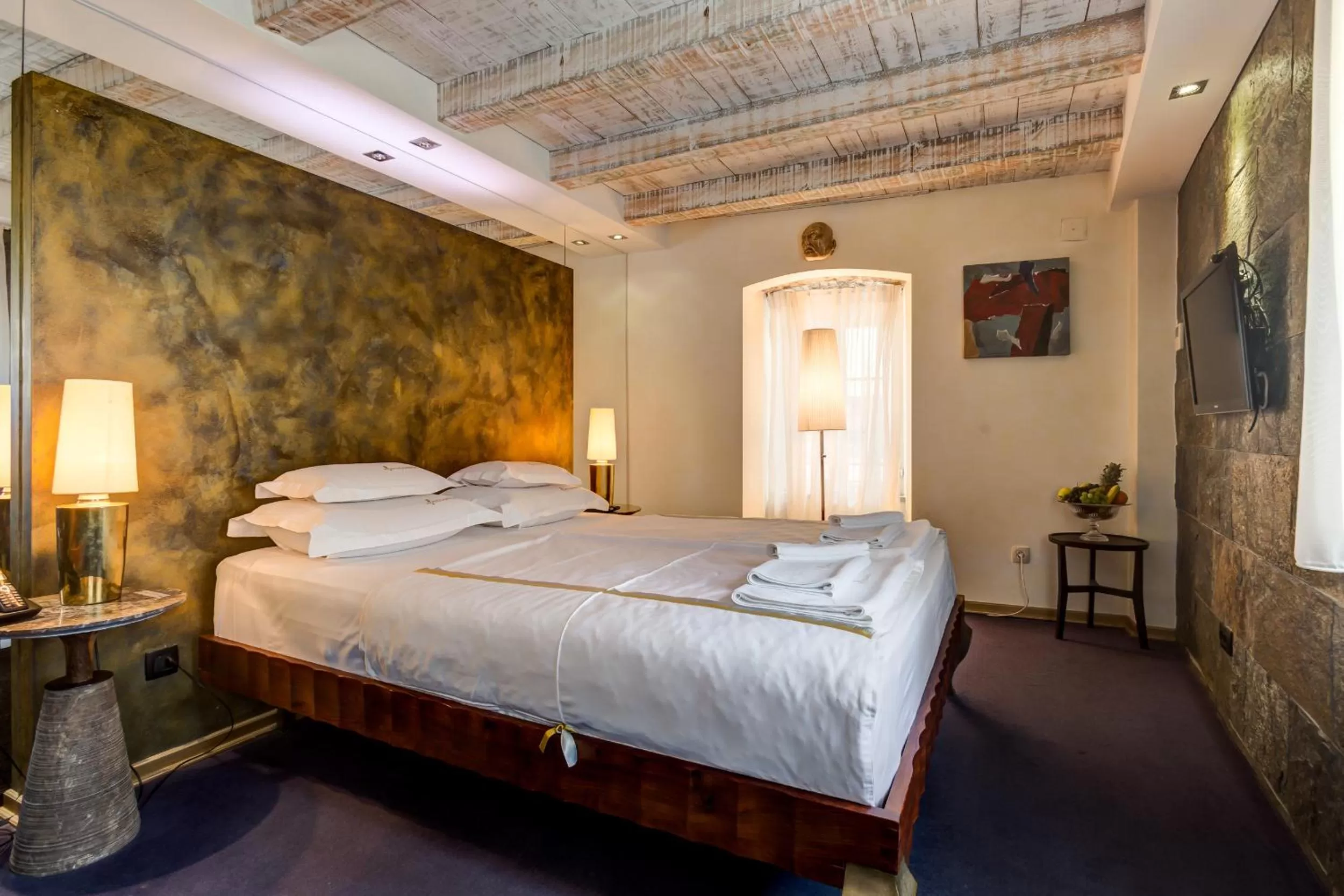 Bedroom, Bed in Boutique Hotel Hippocampus