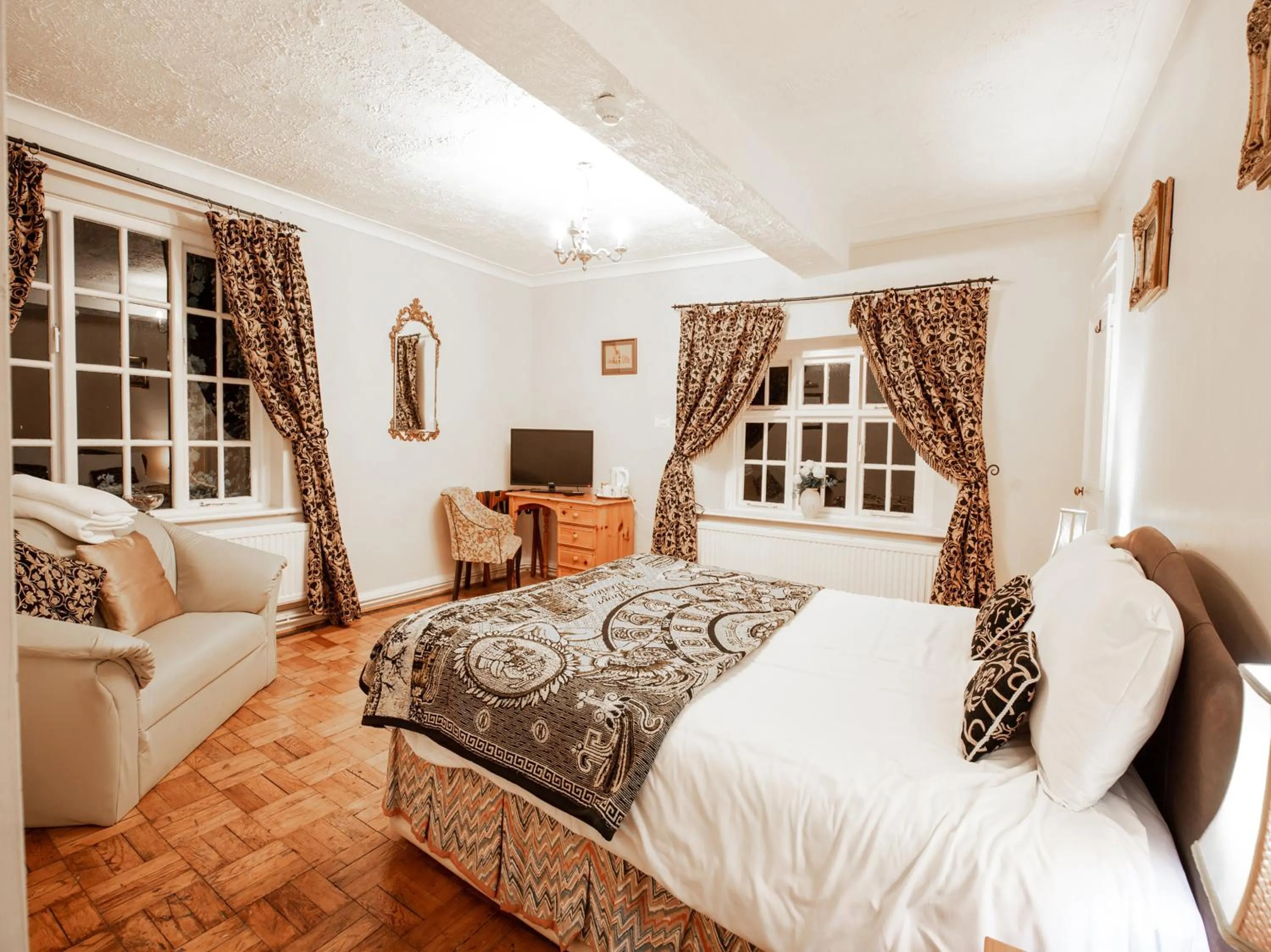 Bed in Wincham Hall Hotel