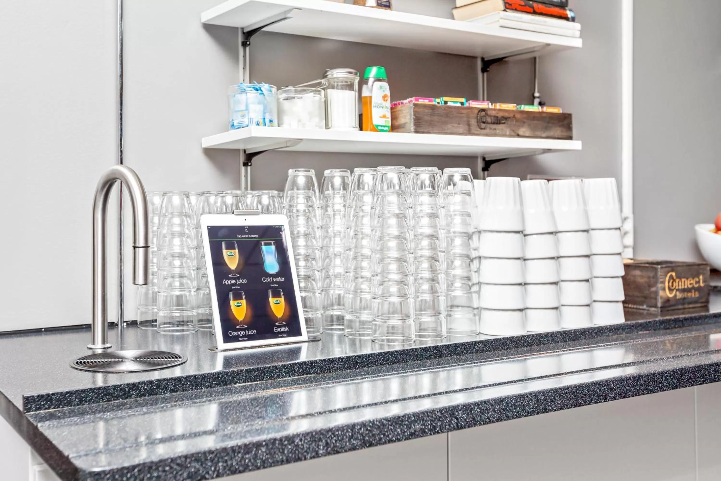 Continental breakfast, Kitchen/Kitchenette in Connect Hotel Stockholm