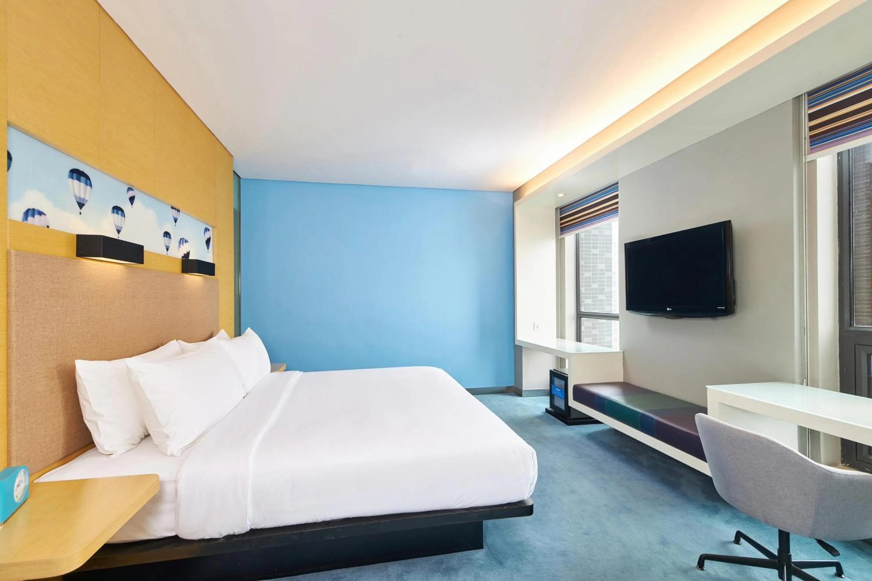 Photo of the whole room, Bed in Aloft Zhengzhou Shangjie