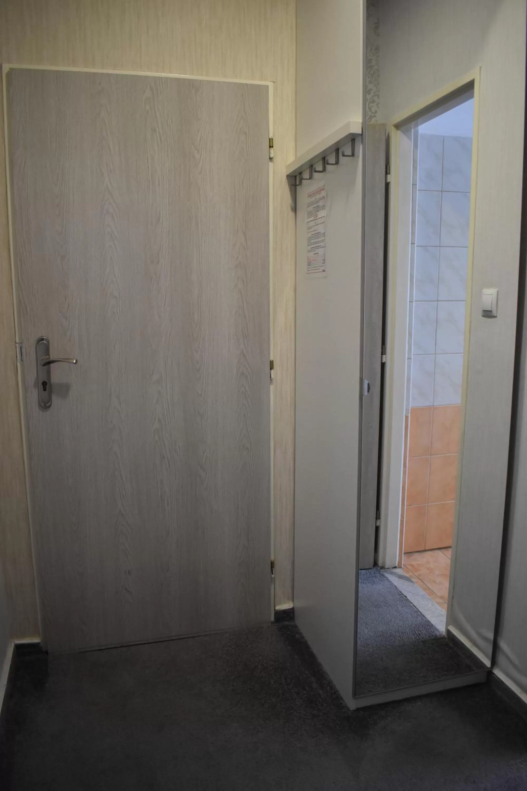 wardrobe in Hotel Boršičanka