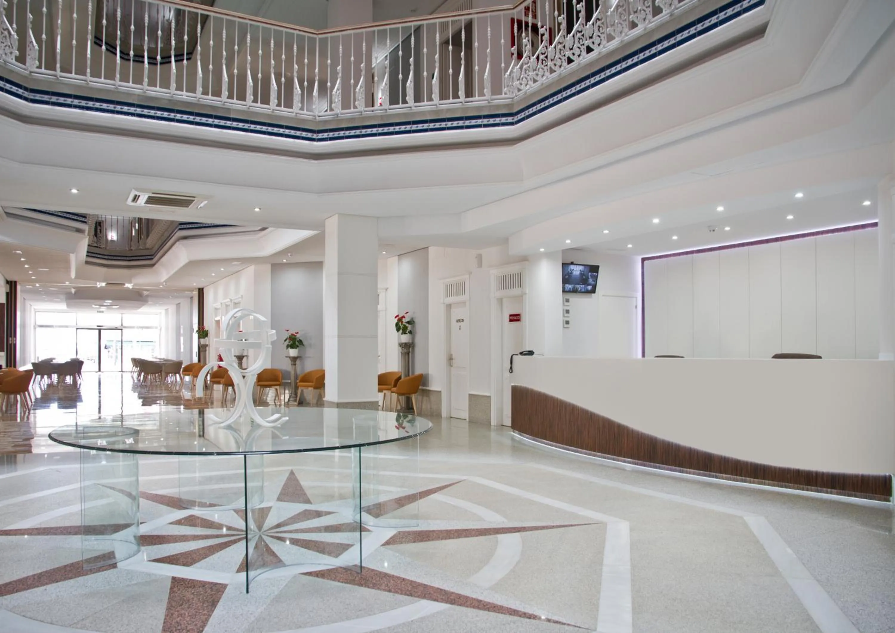 Lobby or reception in Hotel Los Delfines