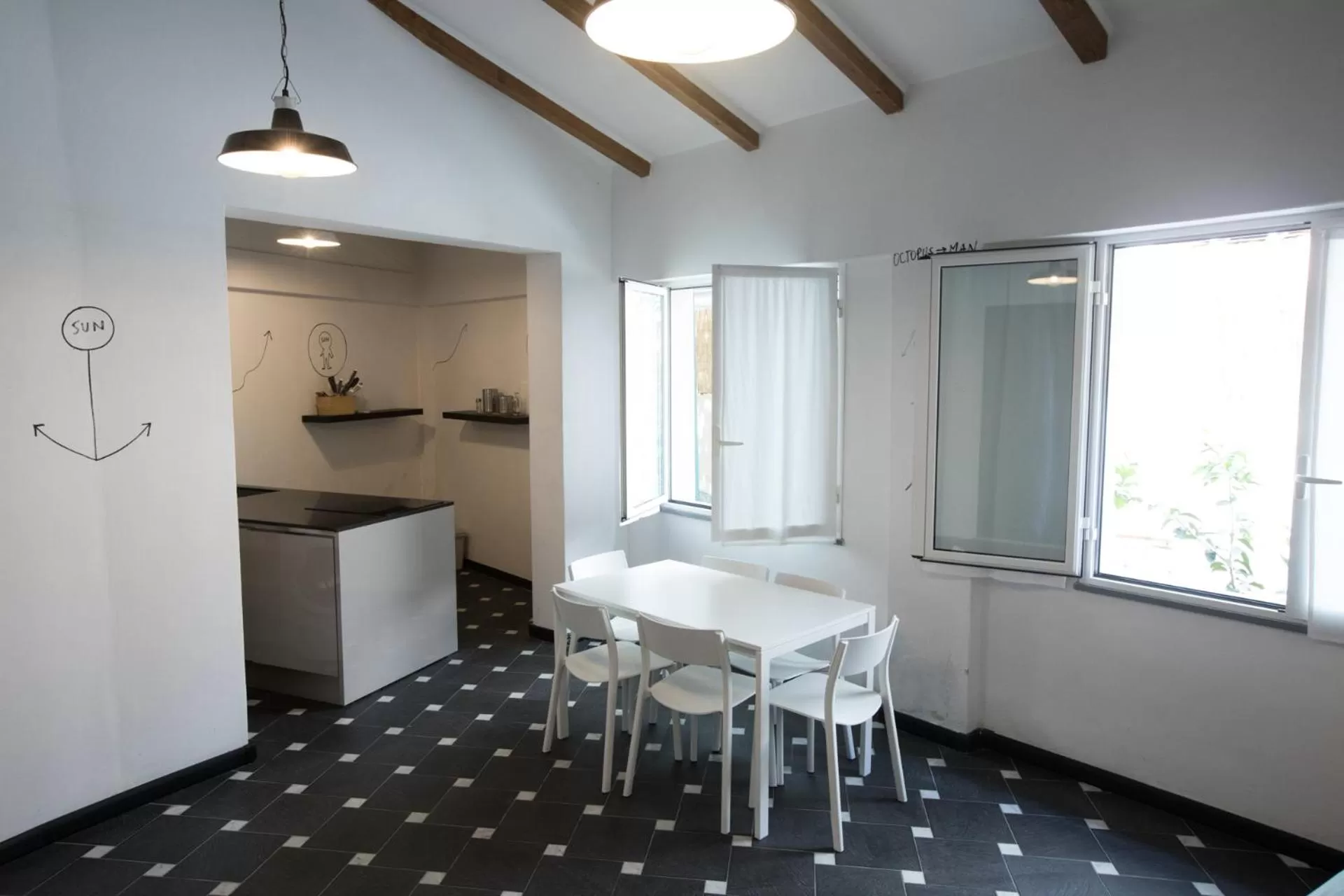 Kitchen or kitchenette in Boutique Hotel Novecento