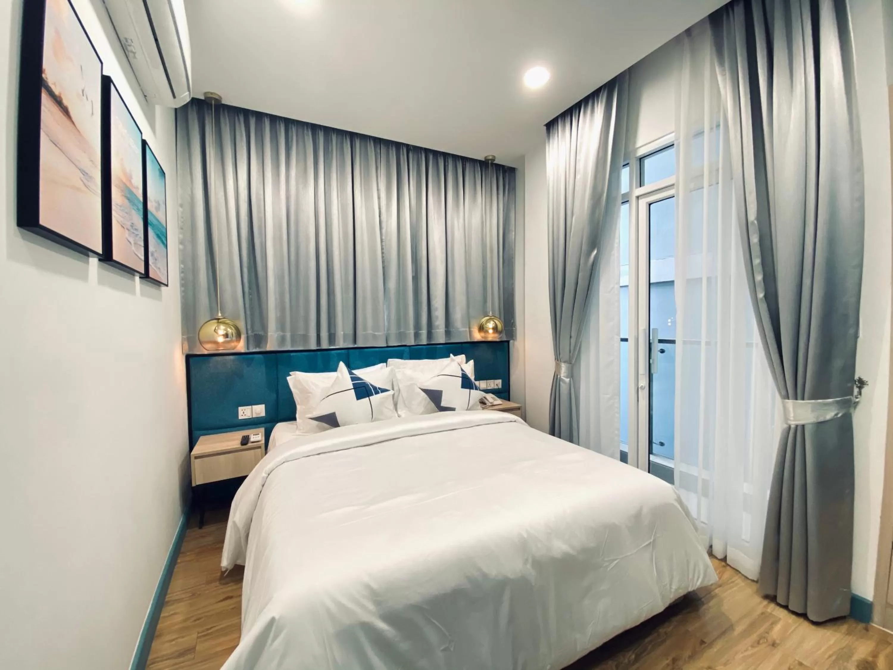 Bed in Helen Fin Inn & Apartment