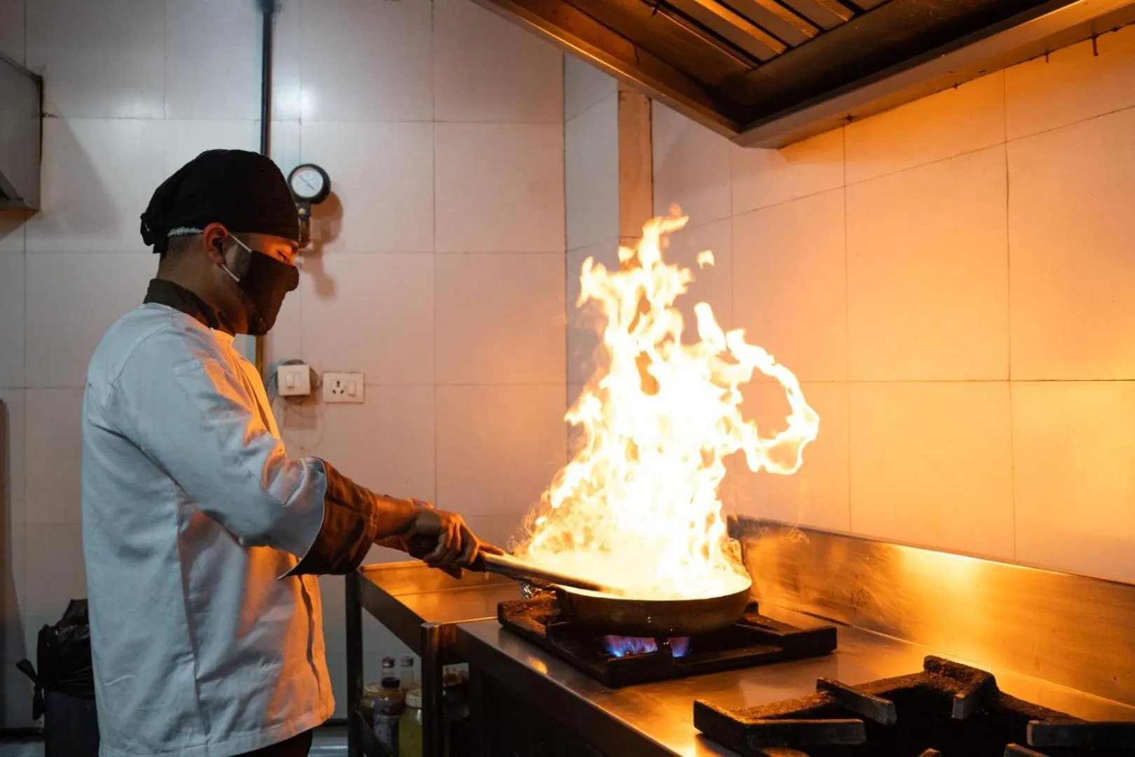 group of guests in Indraprastha Spa Resort