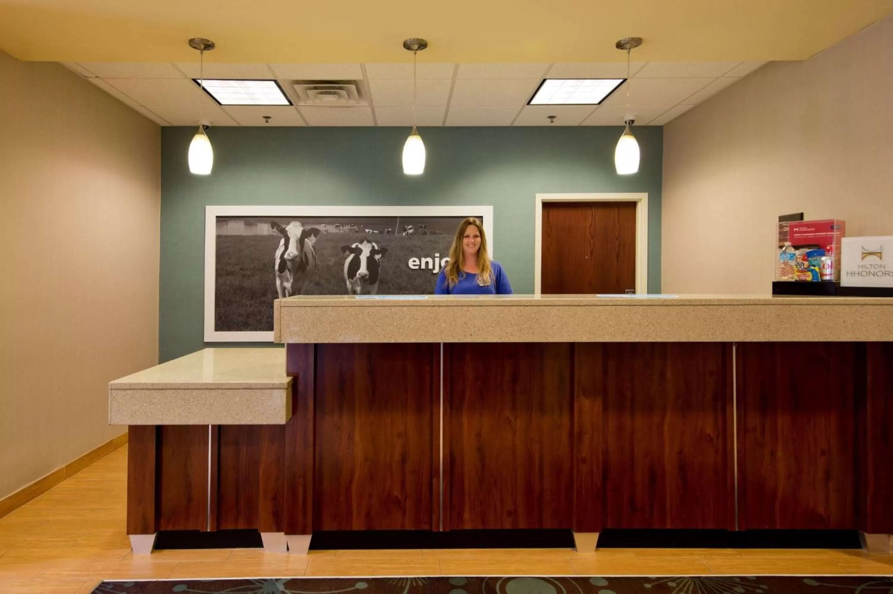Lobby or reception in Hampton Inn Inwood