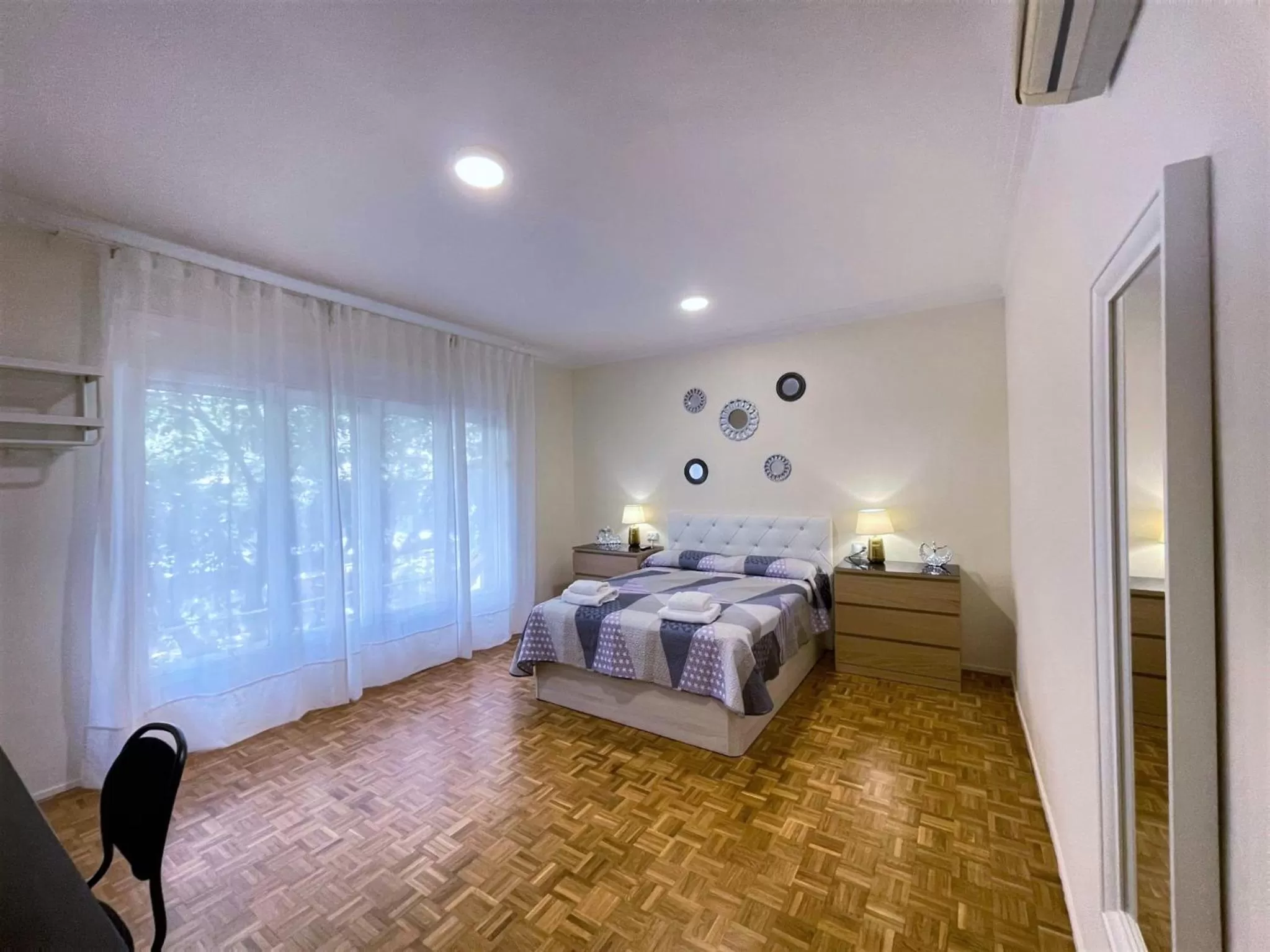 Bed in Villarroel habitaciones