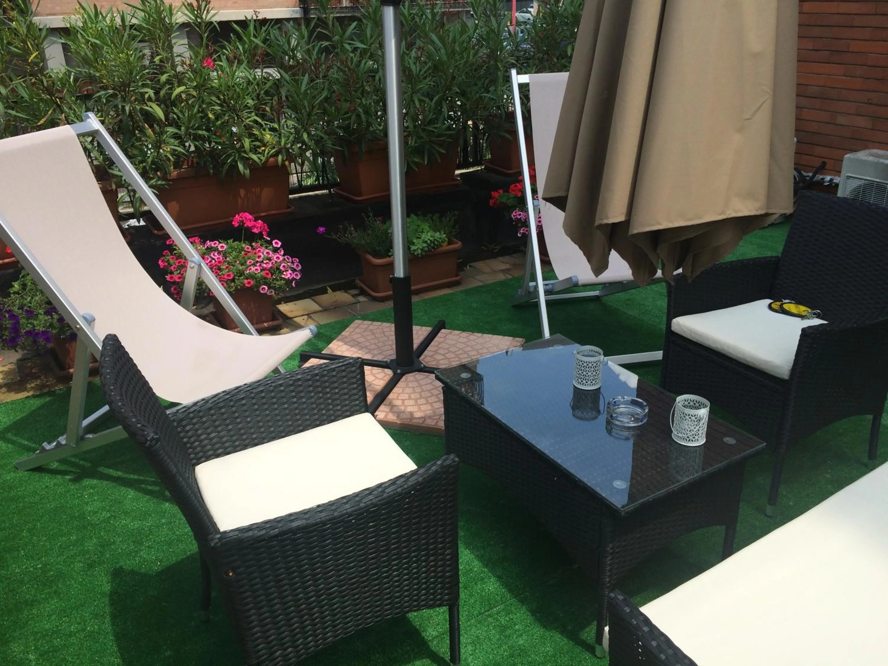 Patio in Hotel Parco Fiera