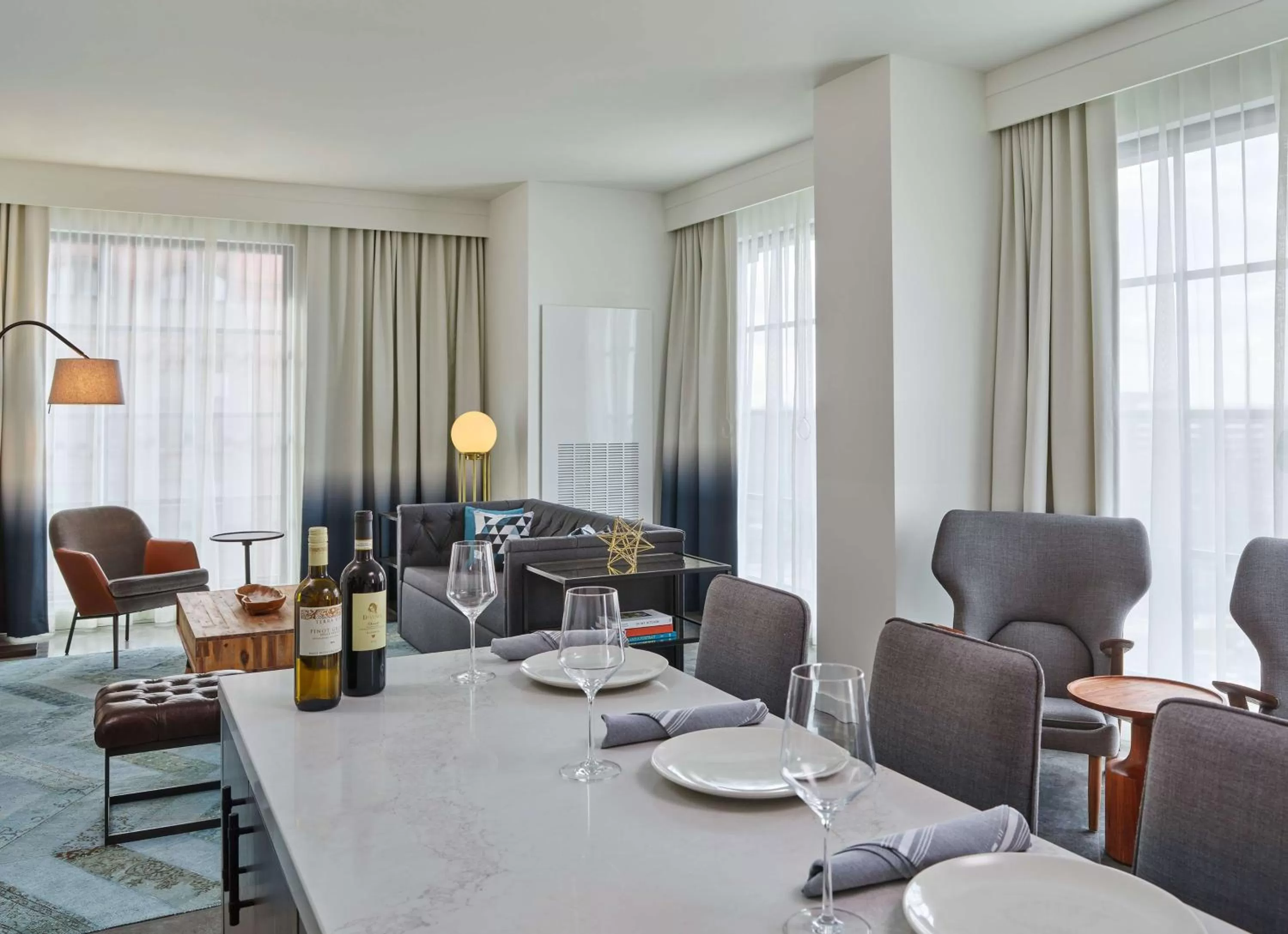 Living room in Canopy By Hilton Washington DC Bethesda North