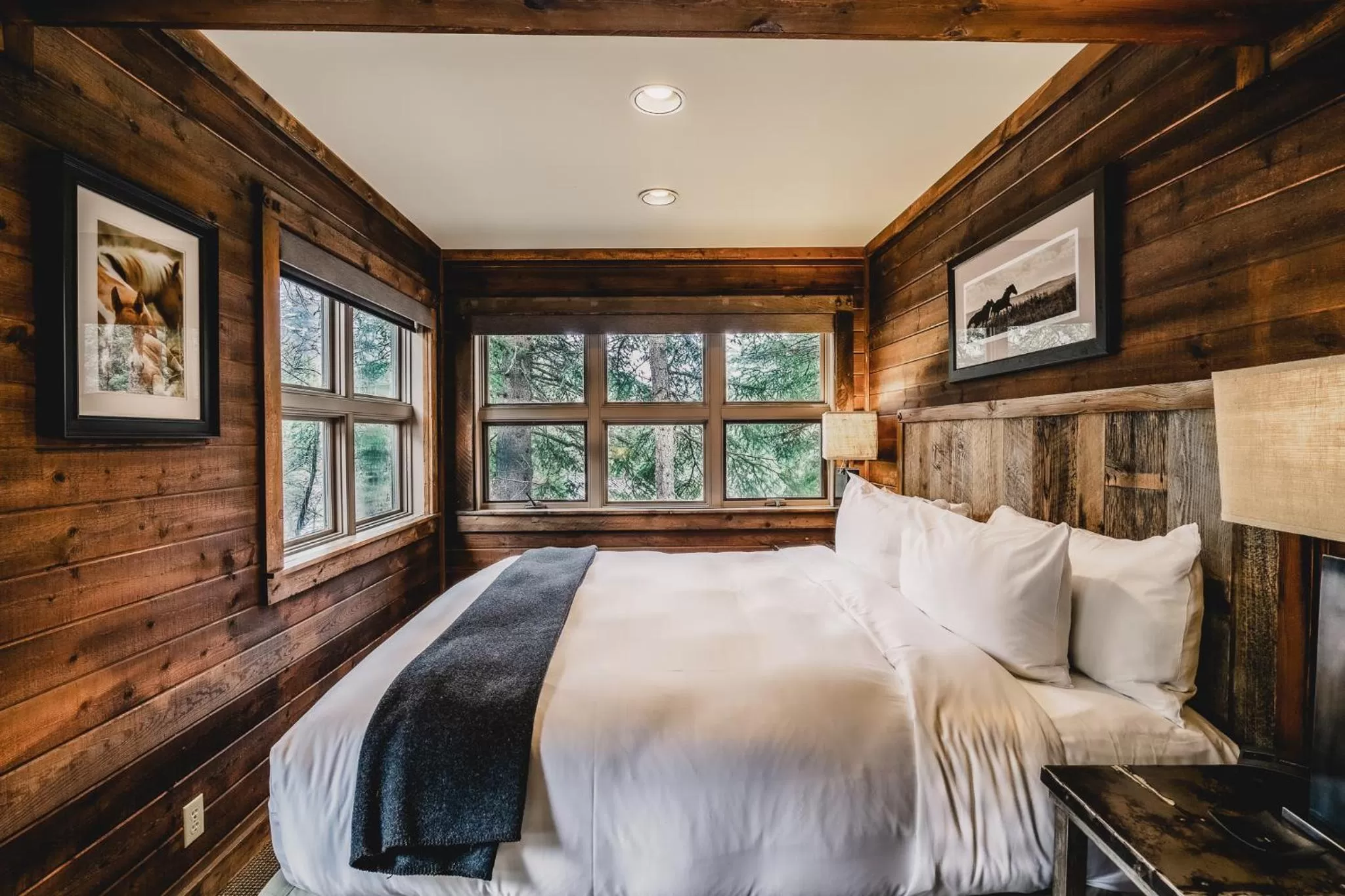 Bed in Sundance Mountain Resort