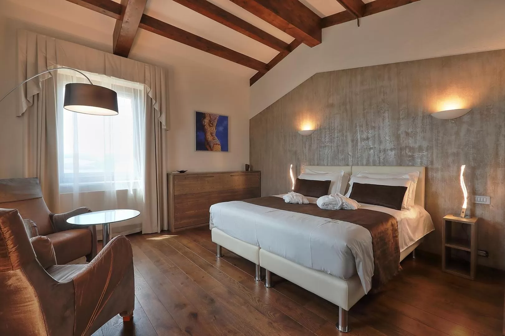 Bed in RELAIS VAL D'ORCIA