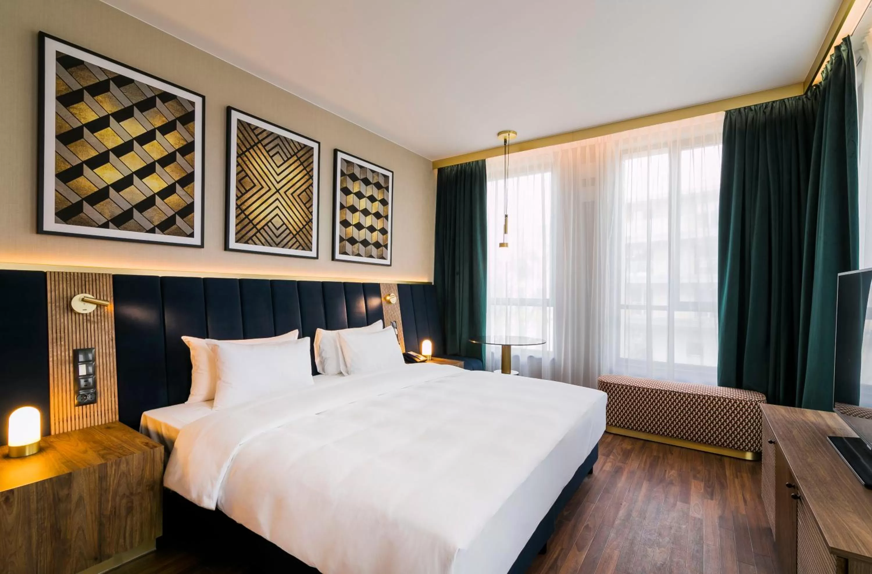 Photo of the whole room, Bed in Radisson Blu Hotel Sopot