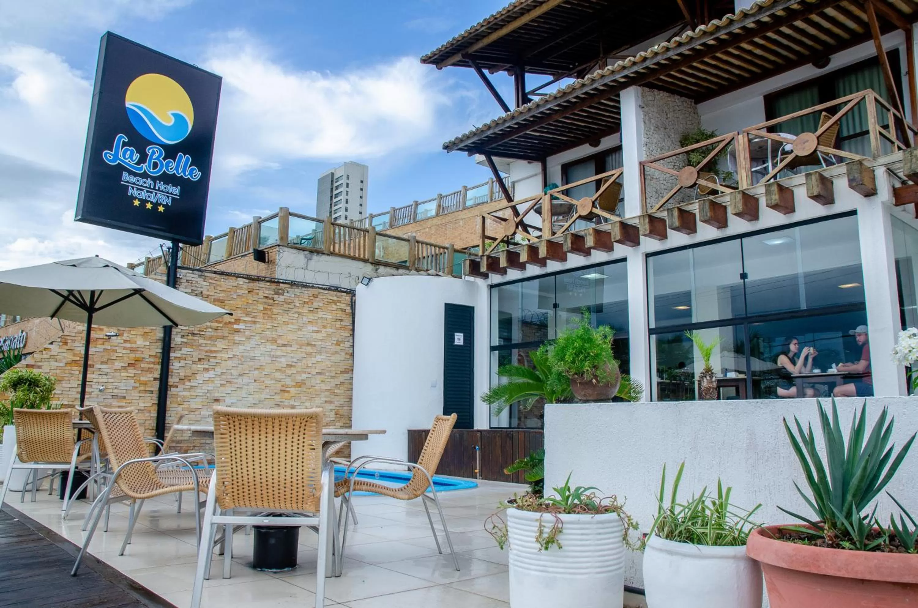 Property logo or sign in La Belle Beach Hotel