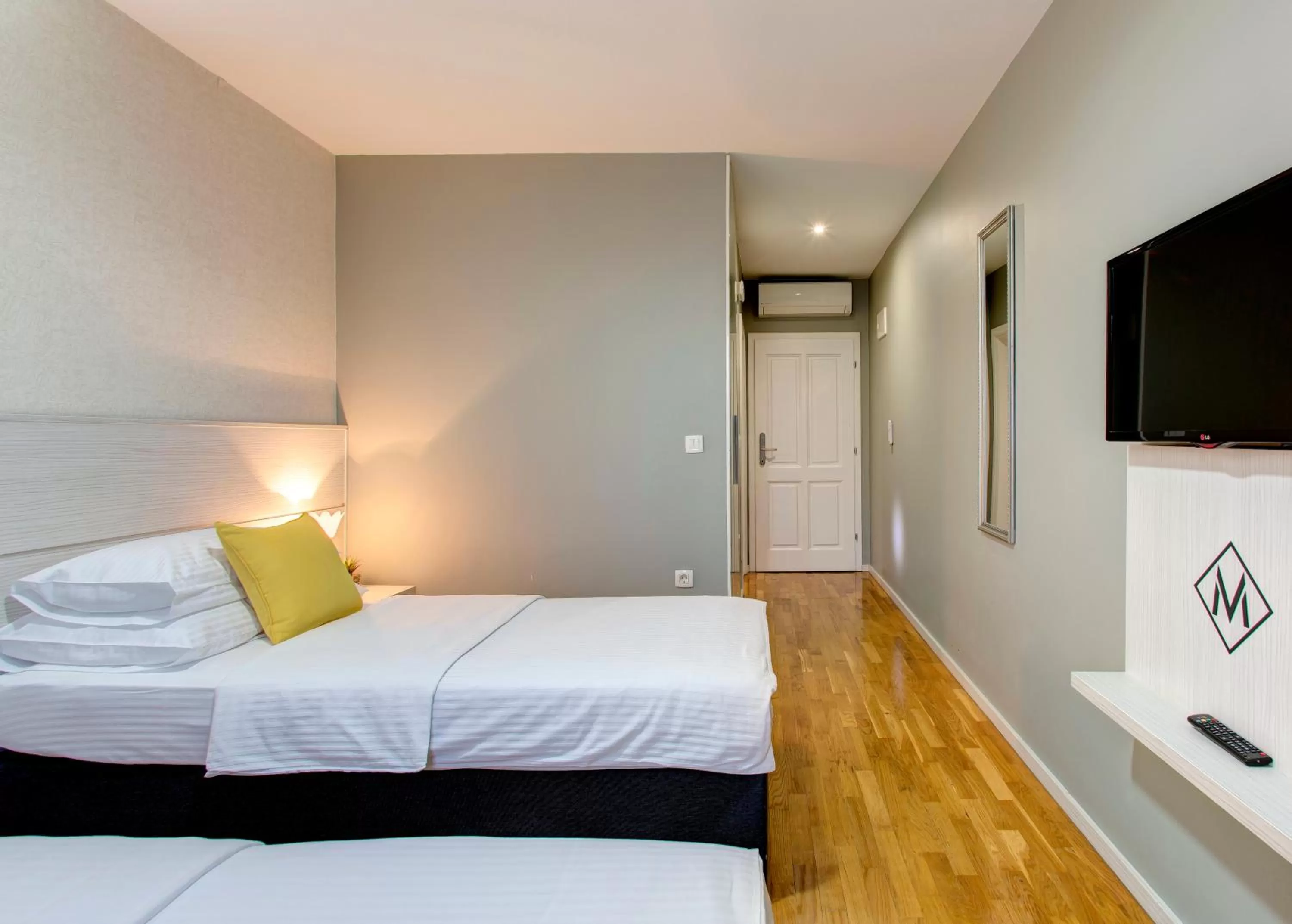 Bed in Hotel Villa Milas