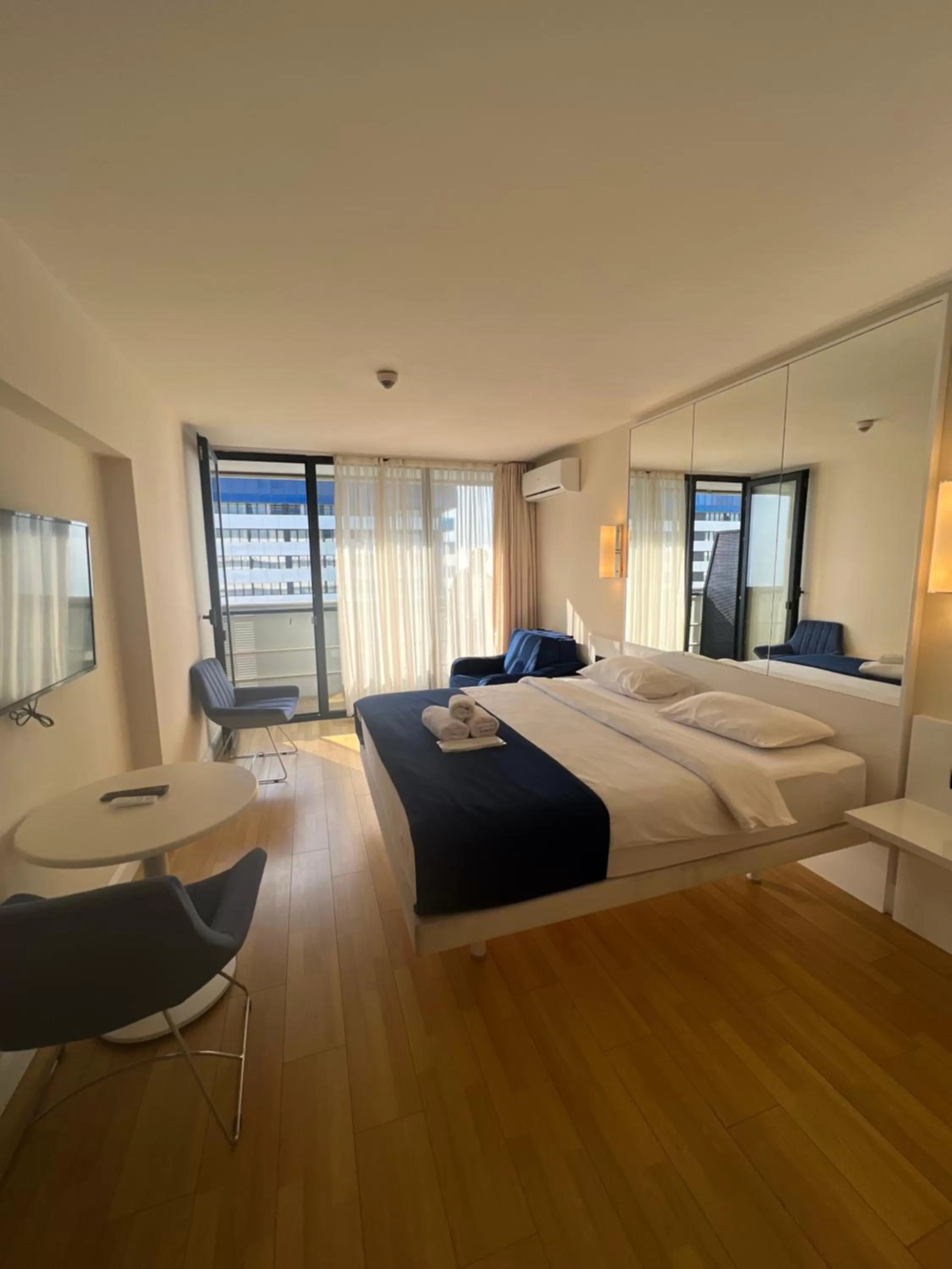 Bed in BaTumi ApartHoTel Black Sea coast