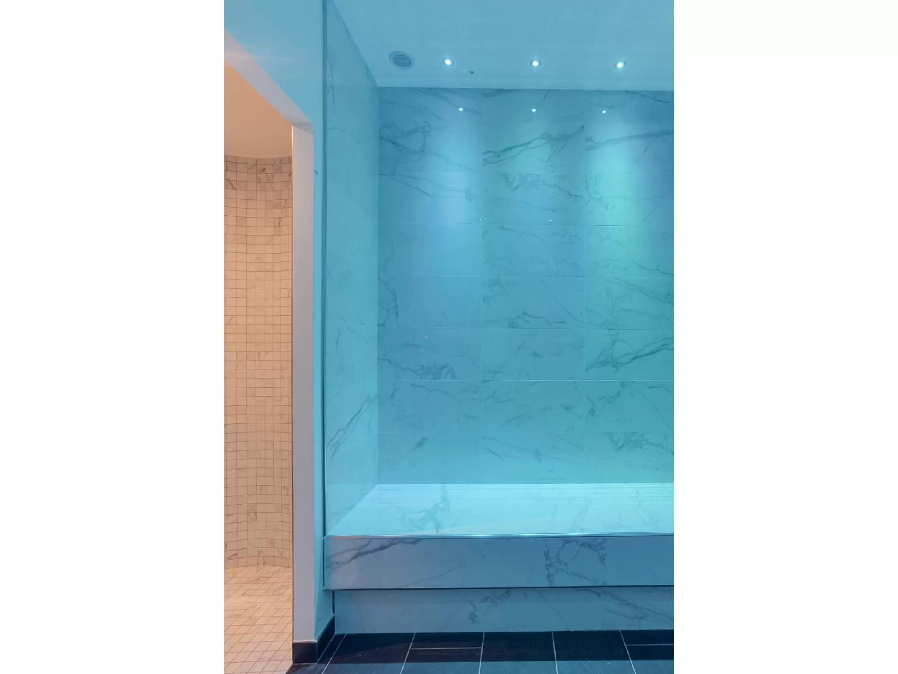 Steam room in Hotel Medusa