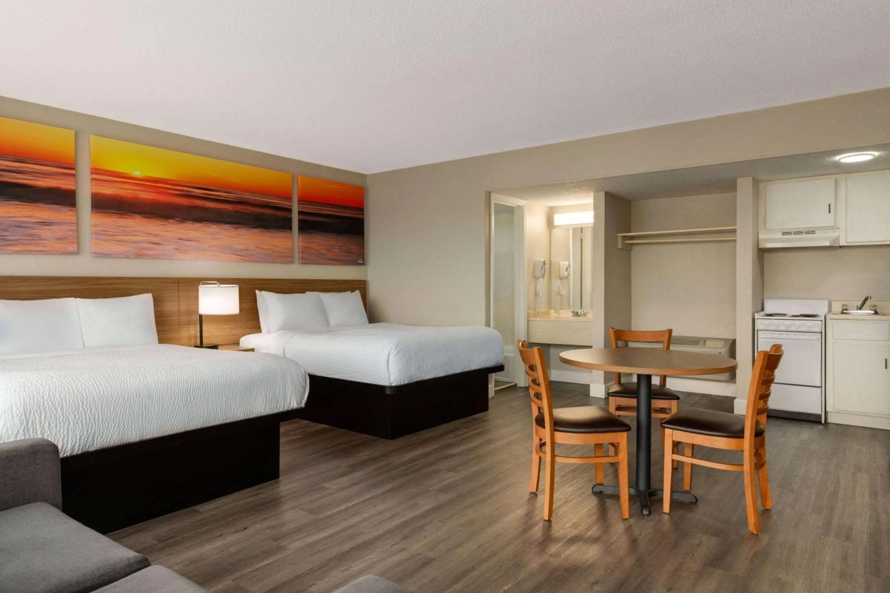 Photo of the whole room, Bed in Days Inn by Wyndham Myrtle Beach-Beach Front