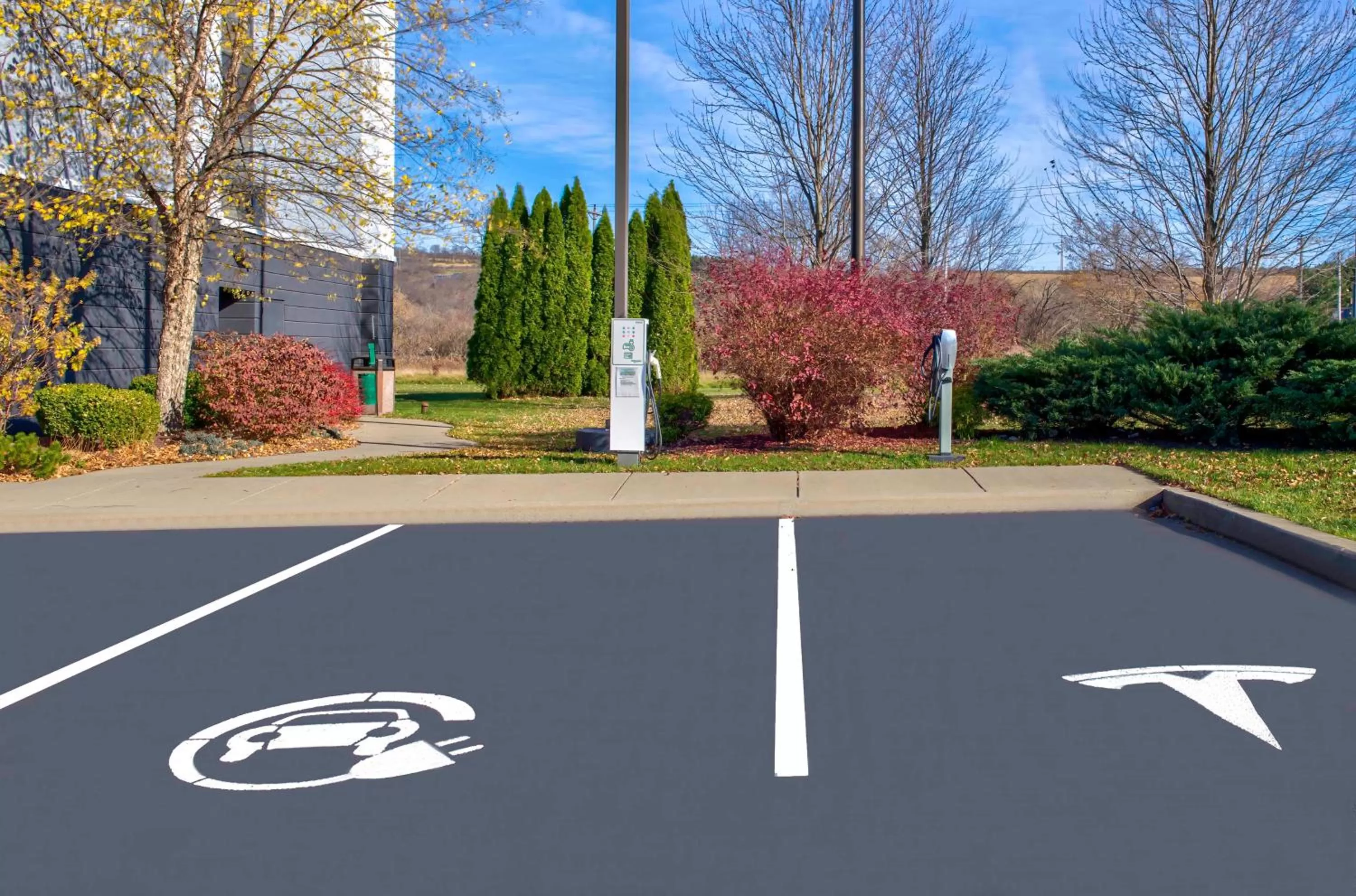 Property building in Hampton Inn Cortland