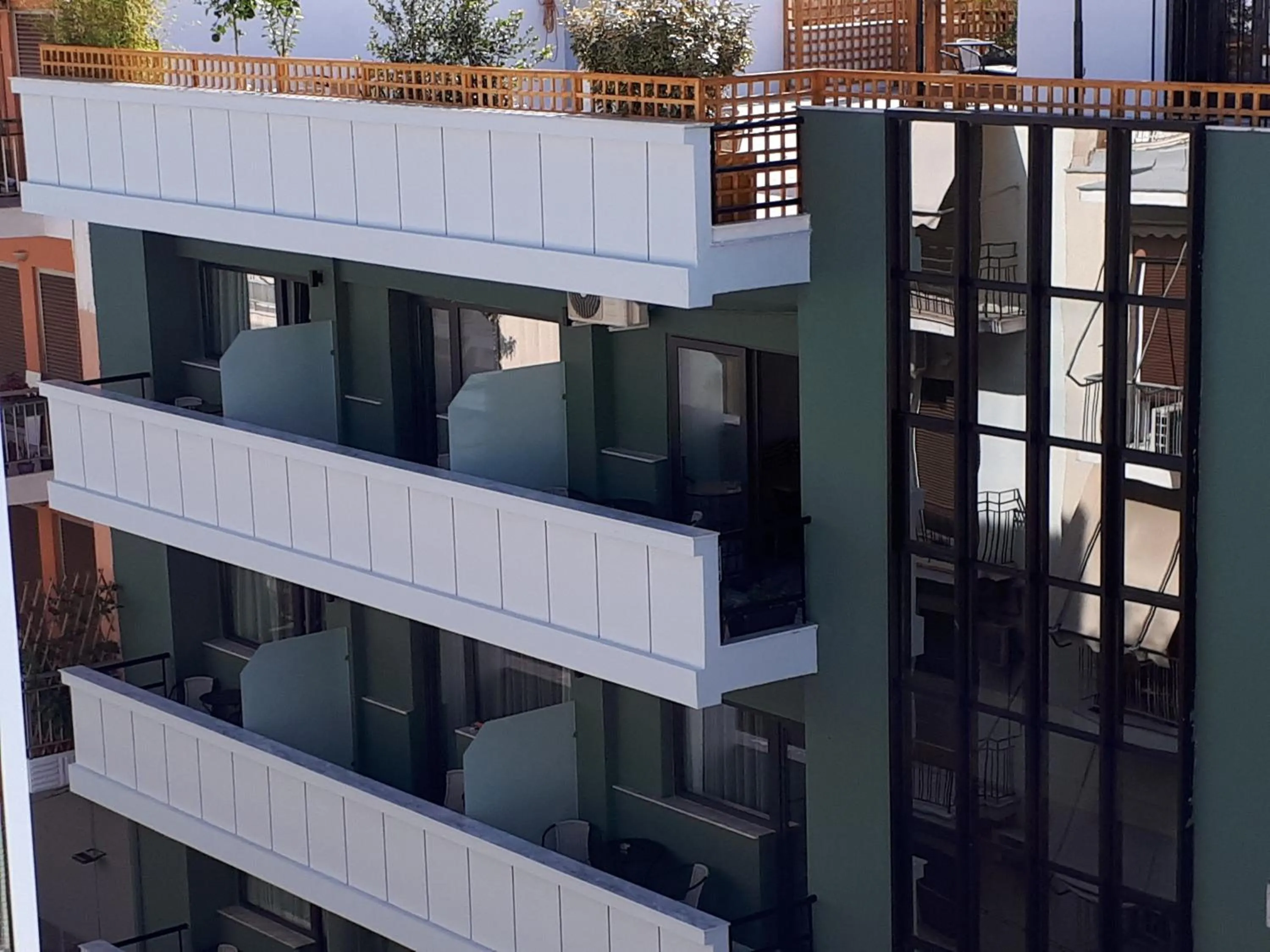 Bird's eye view in Be My Guest Athens