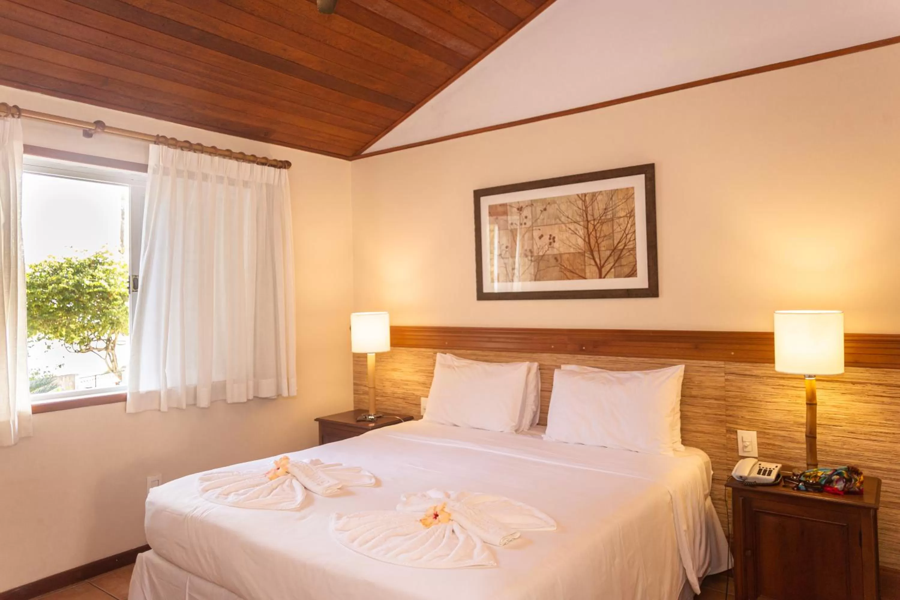 Bed in Pousada Corsario Buzios