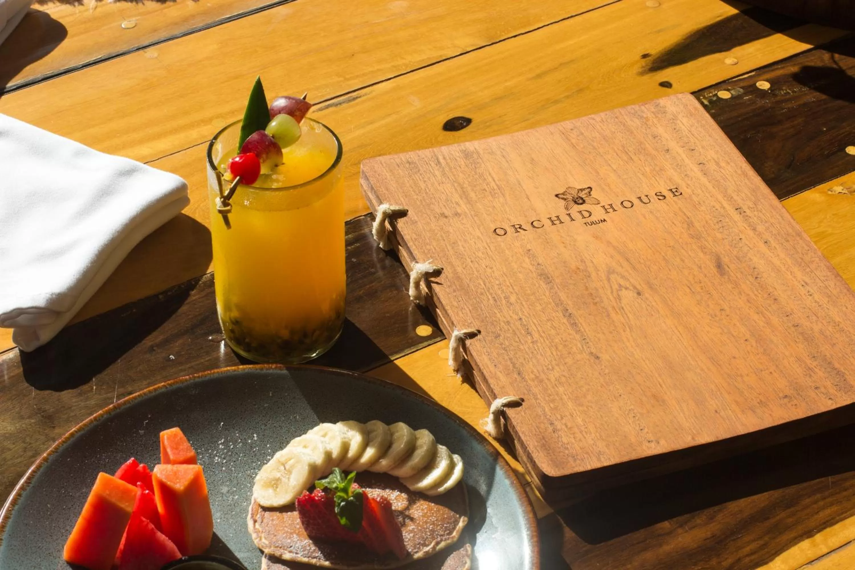 Breakfast in Orchid House Tulum Jungle