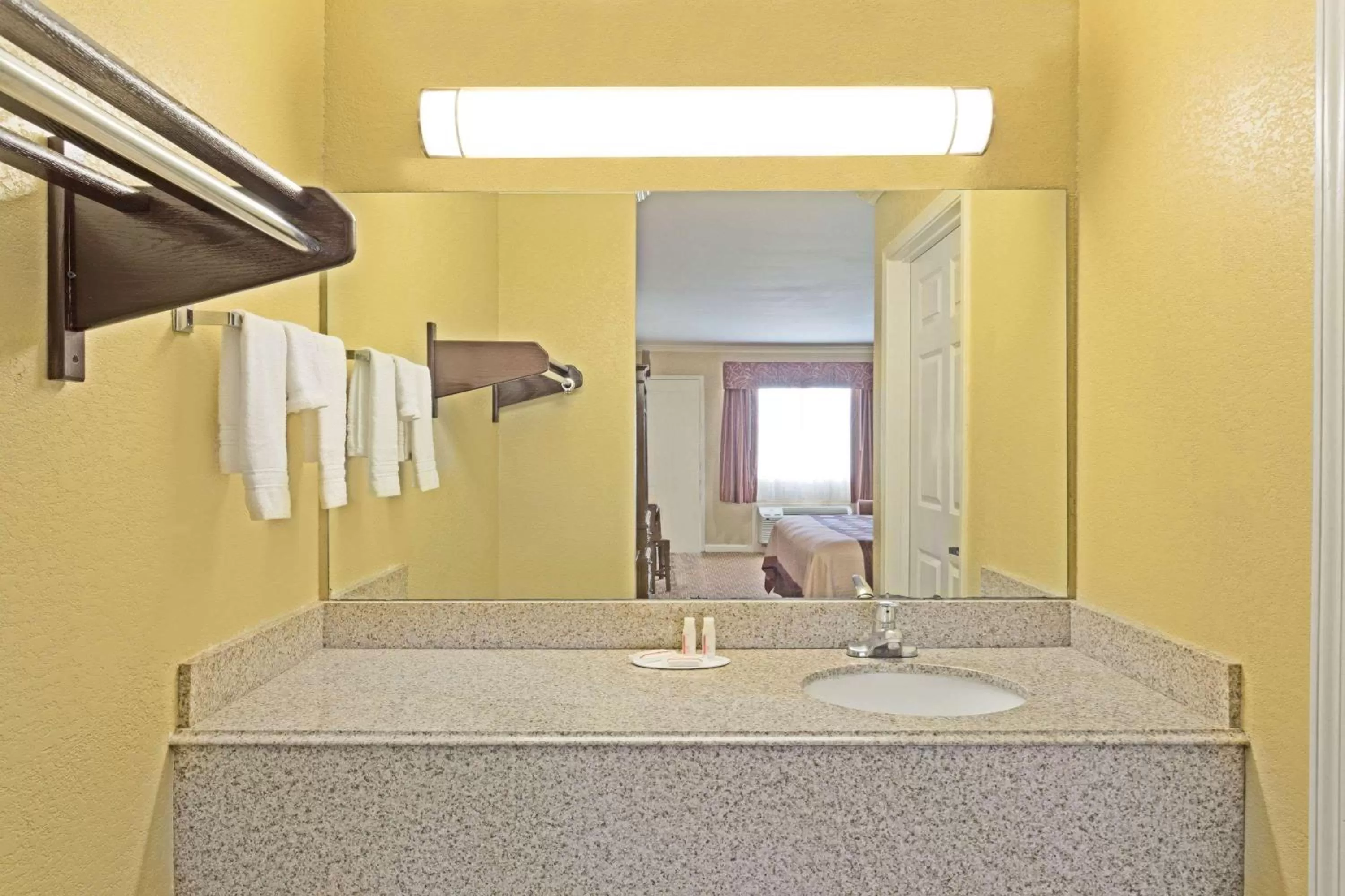 Bathroom in Super 8 by Wyndham Covington