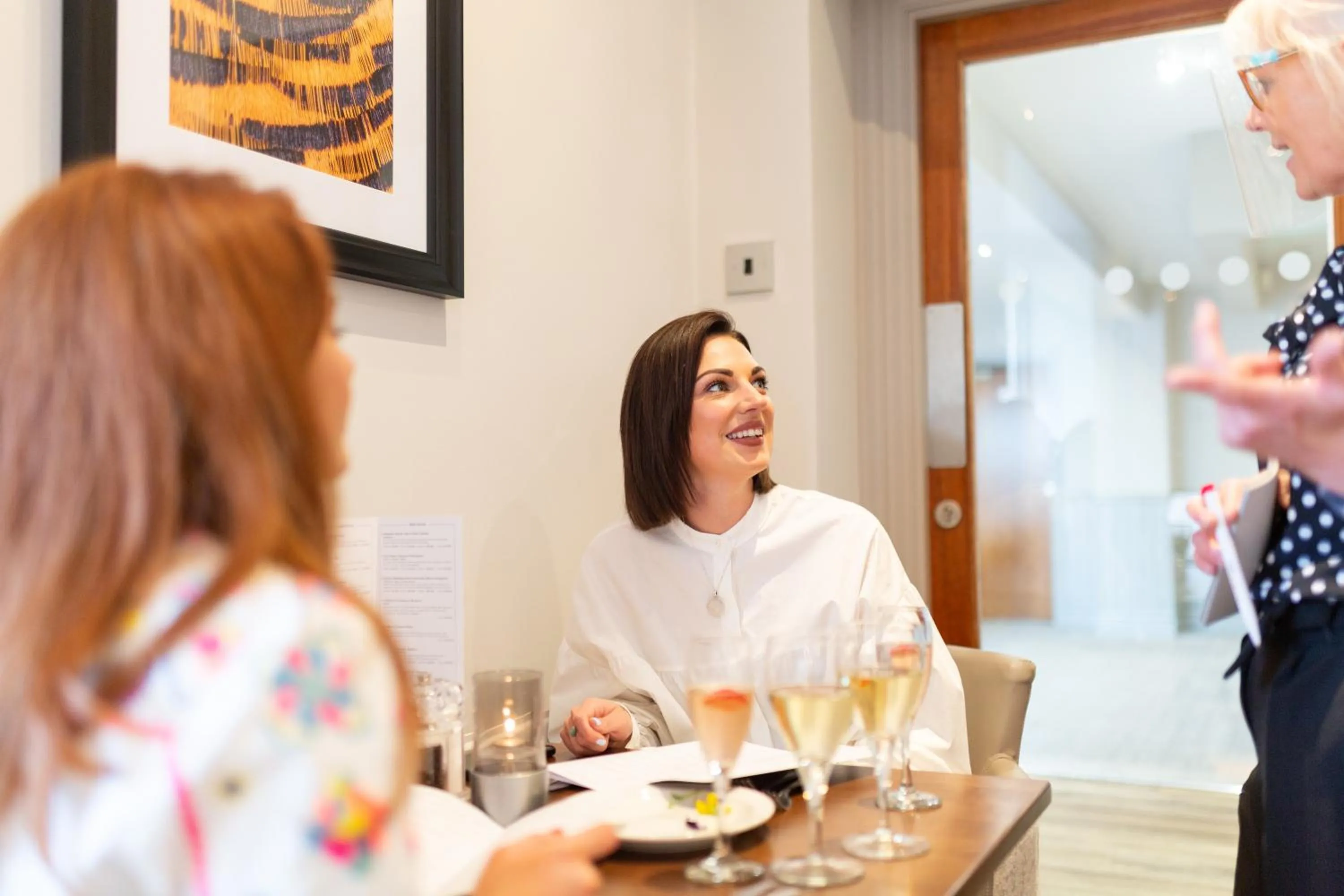 People in Rufford Arms Hotel