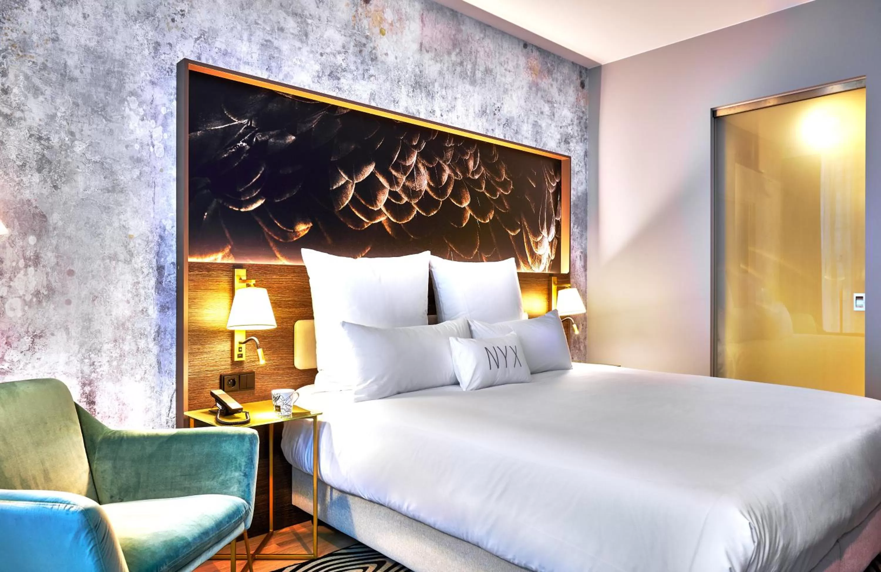 Photo of the whole room, Bed in NYX Hotel Warsaw by Leonardo Hotels