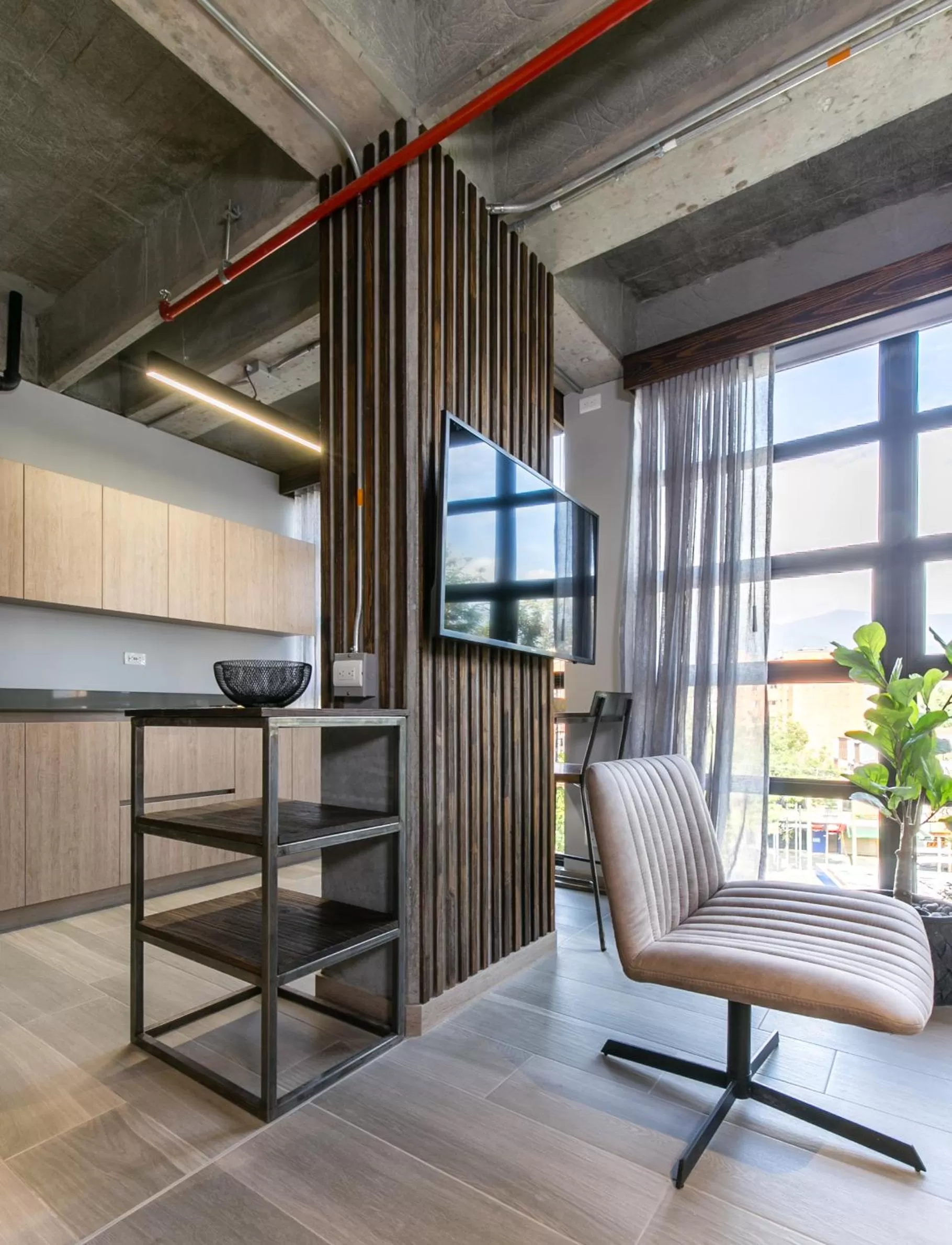 TV and multimedia in Factory Lofts Hotel