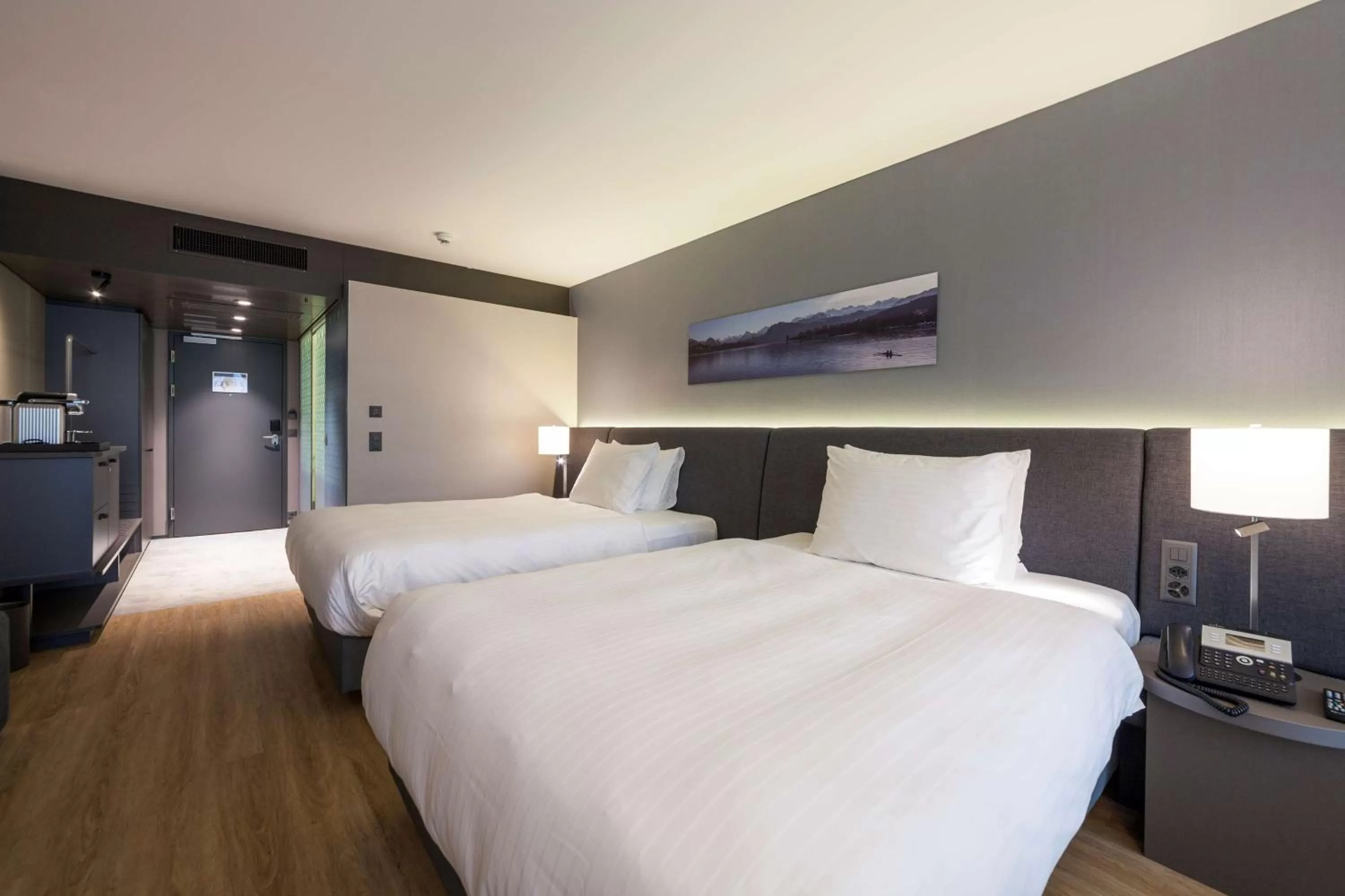 Photo of the whole room, Bed in Radisson Blu Hotel, Lucerne