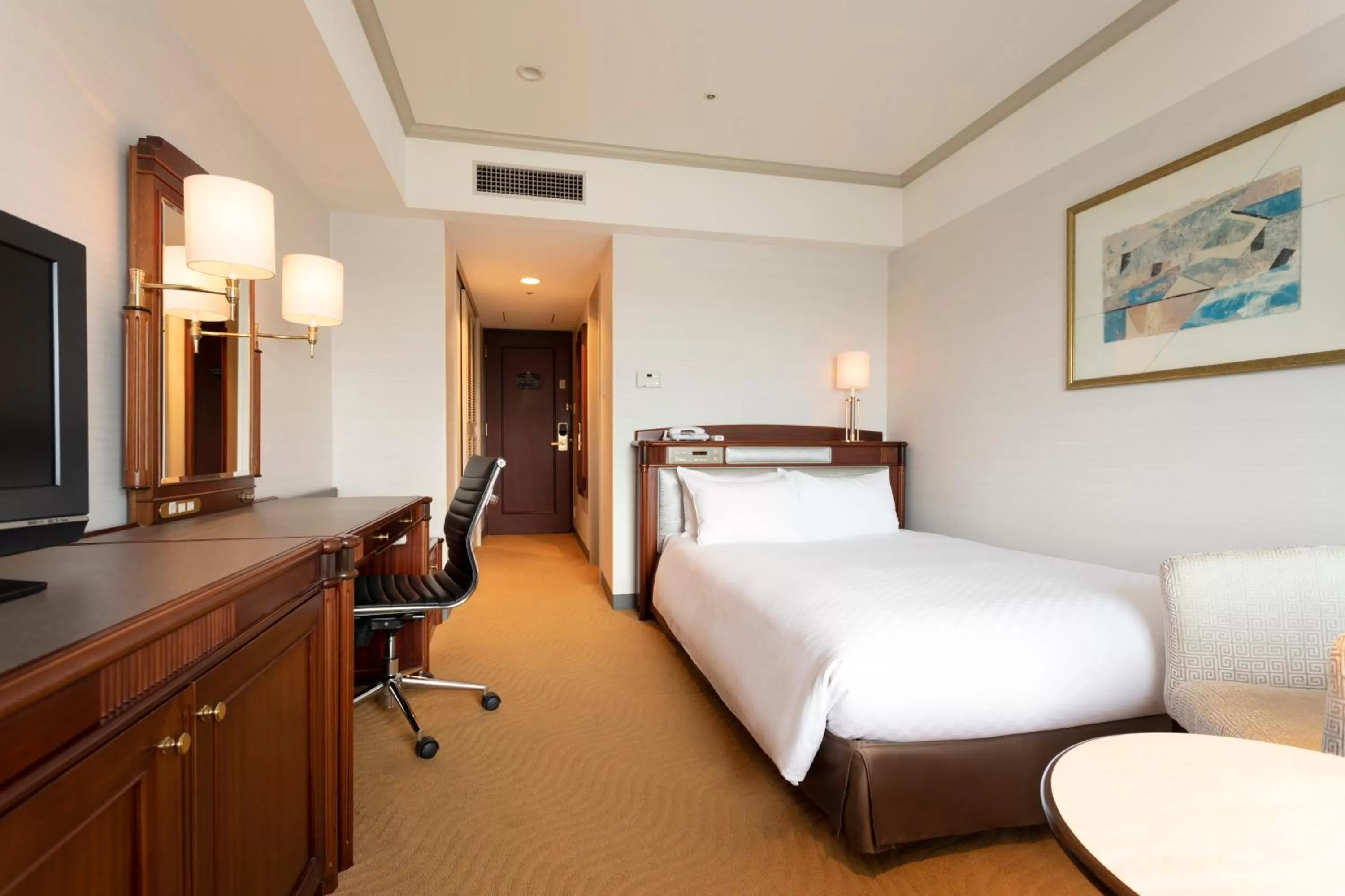 Photo of the whole room, Bed in Hotel Nikko Kansai Airport - 3 mins walk to the airport