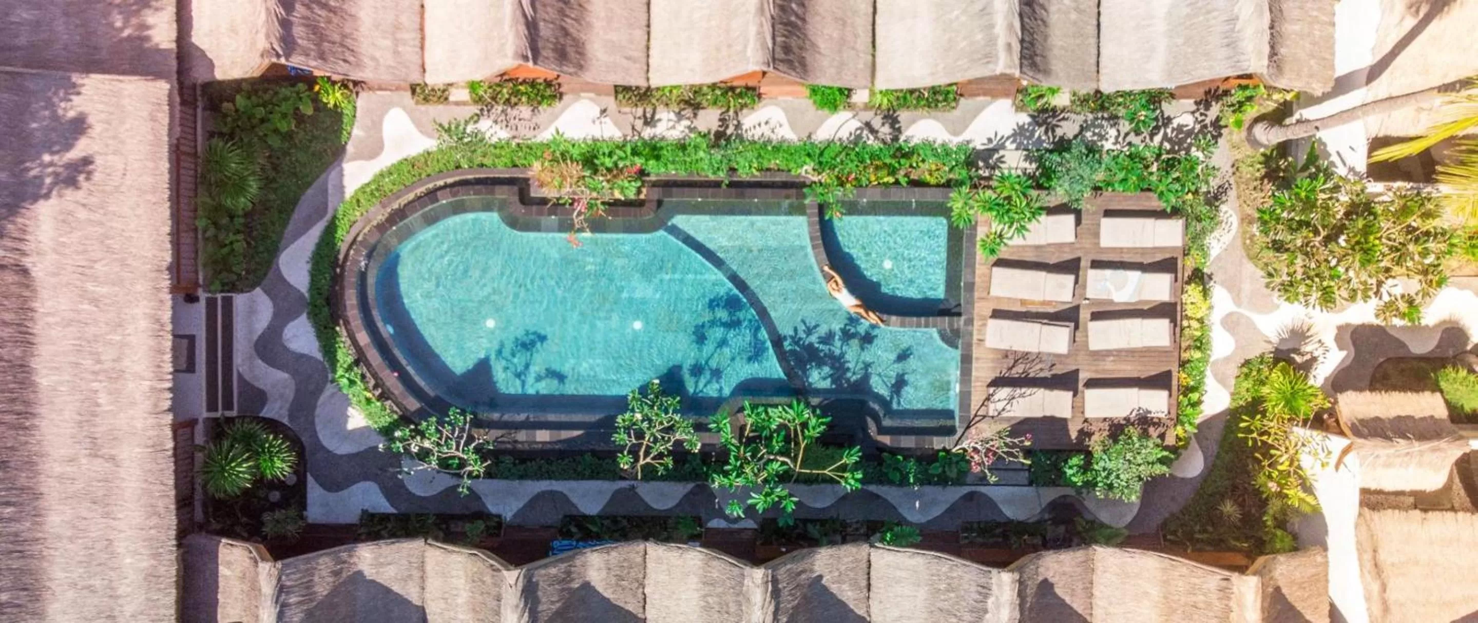 Bird's eye view in Gili One Resort