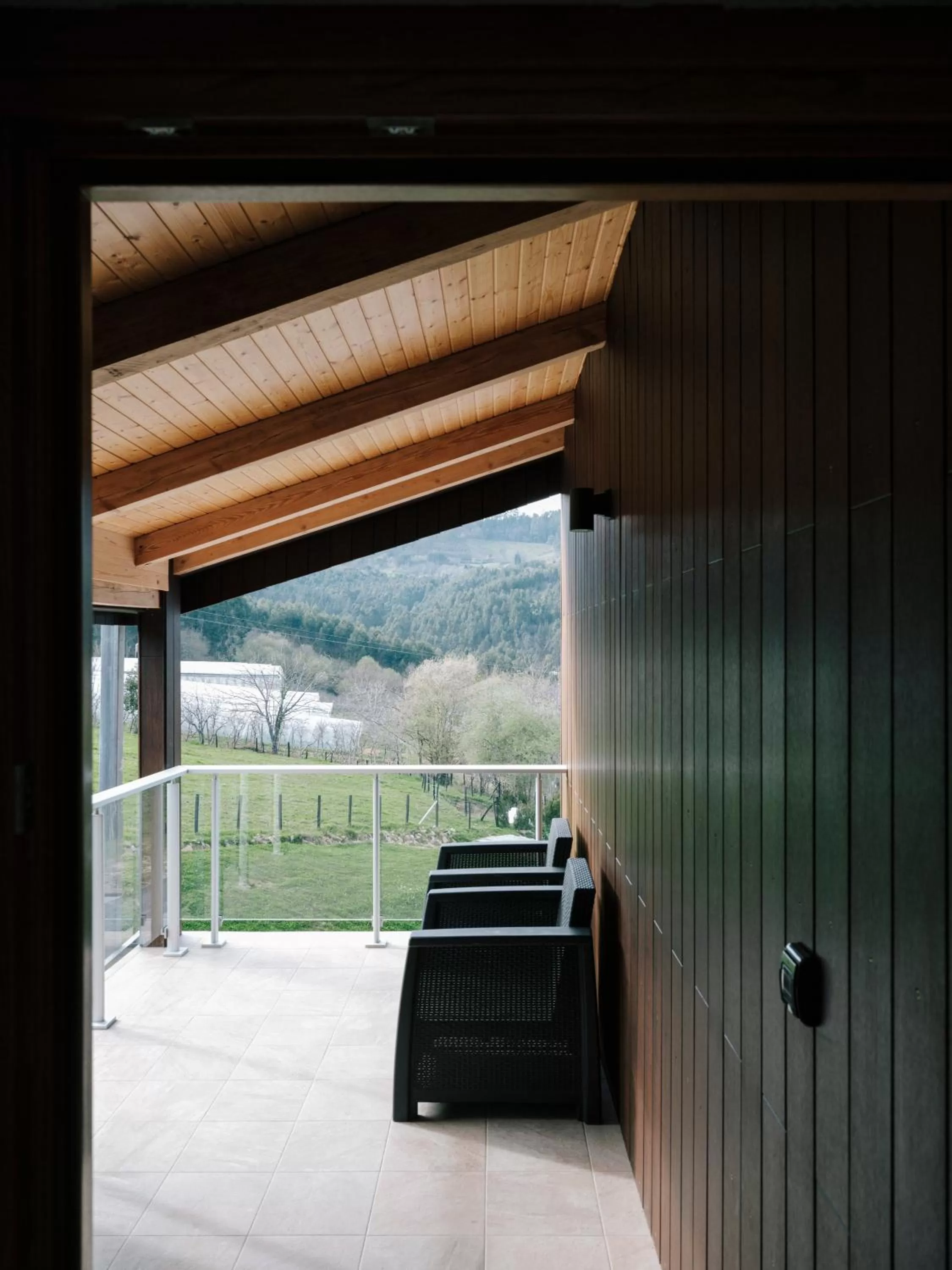 Balcony/Terrace in Hotel Nafarrola - Gastronomy & Wine