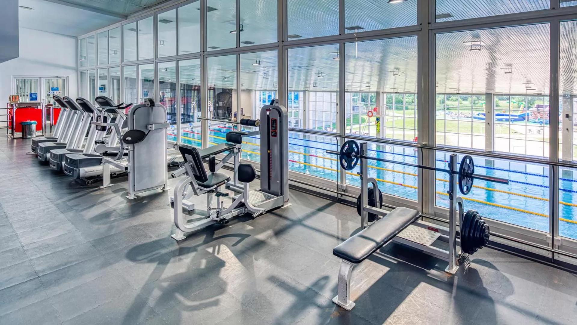 Fitness centre/facilities in Hotel AquaCity Riverside