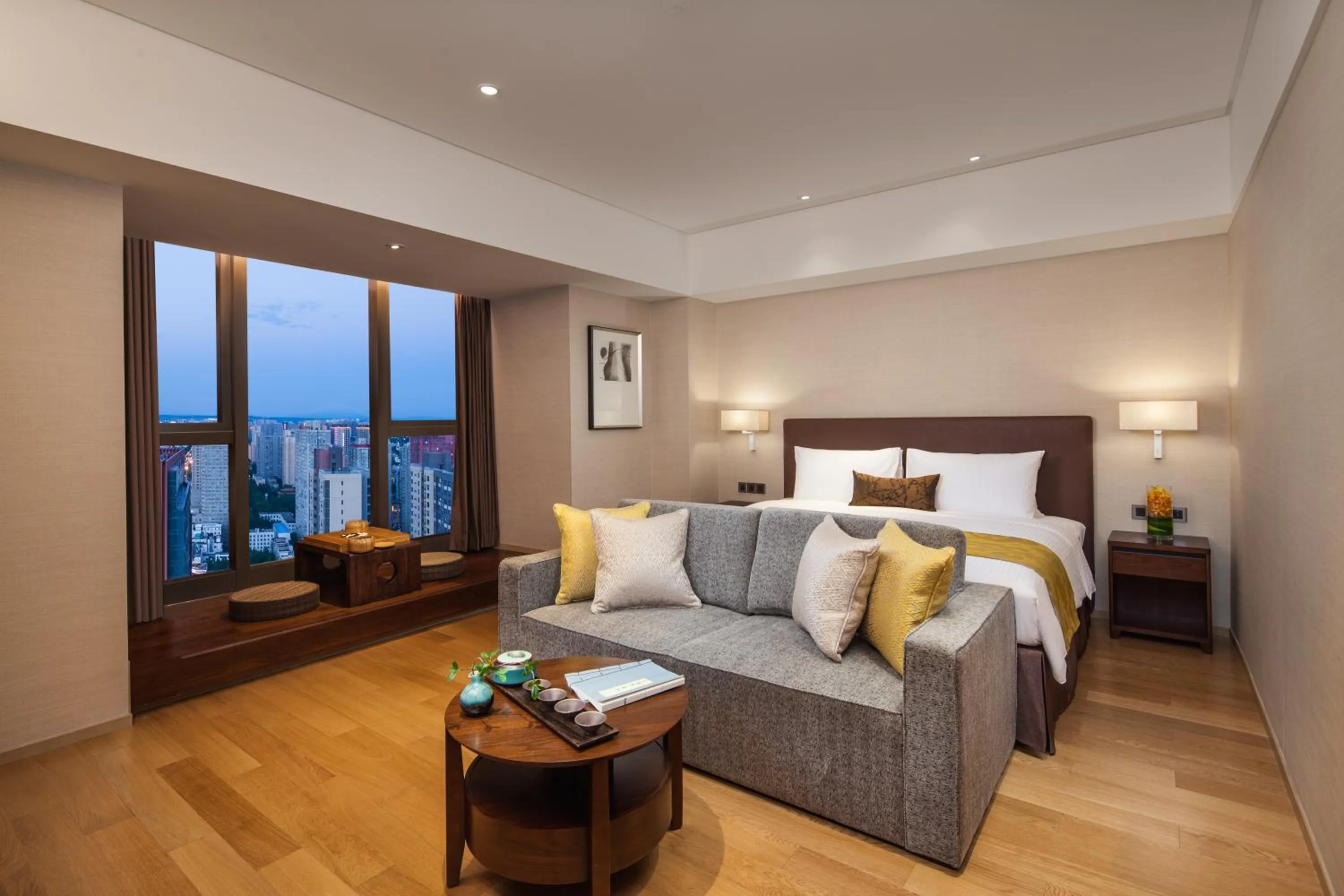 Bedroom, Bed in Somerset Xindicheng Xi'an