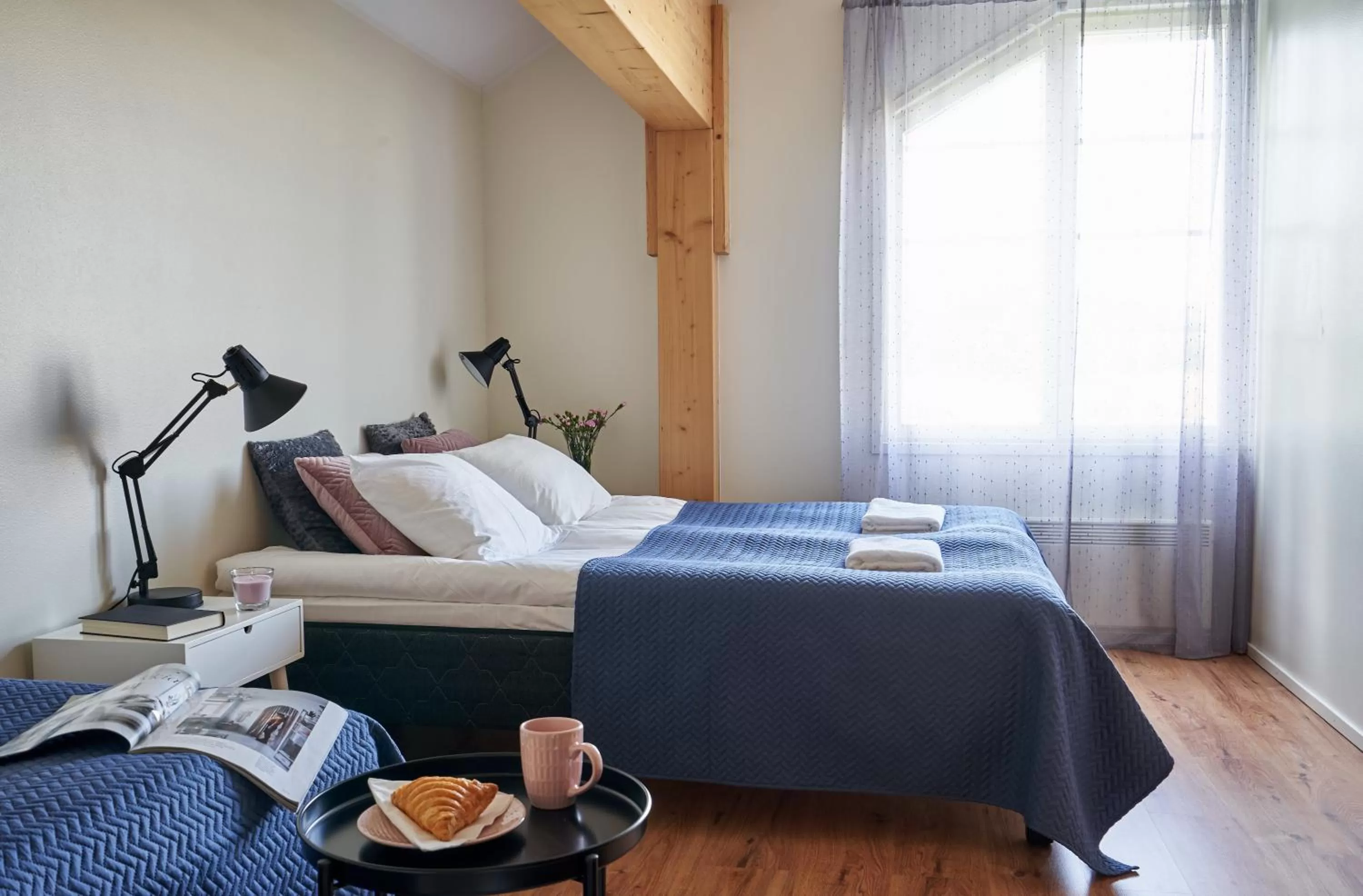 Bedroom, Bed in Hotel Villa Molnby